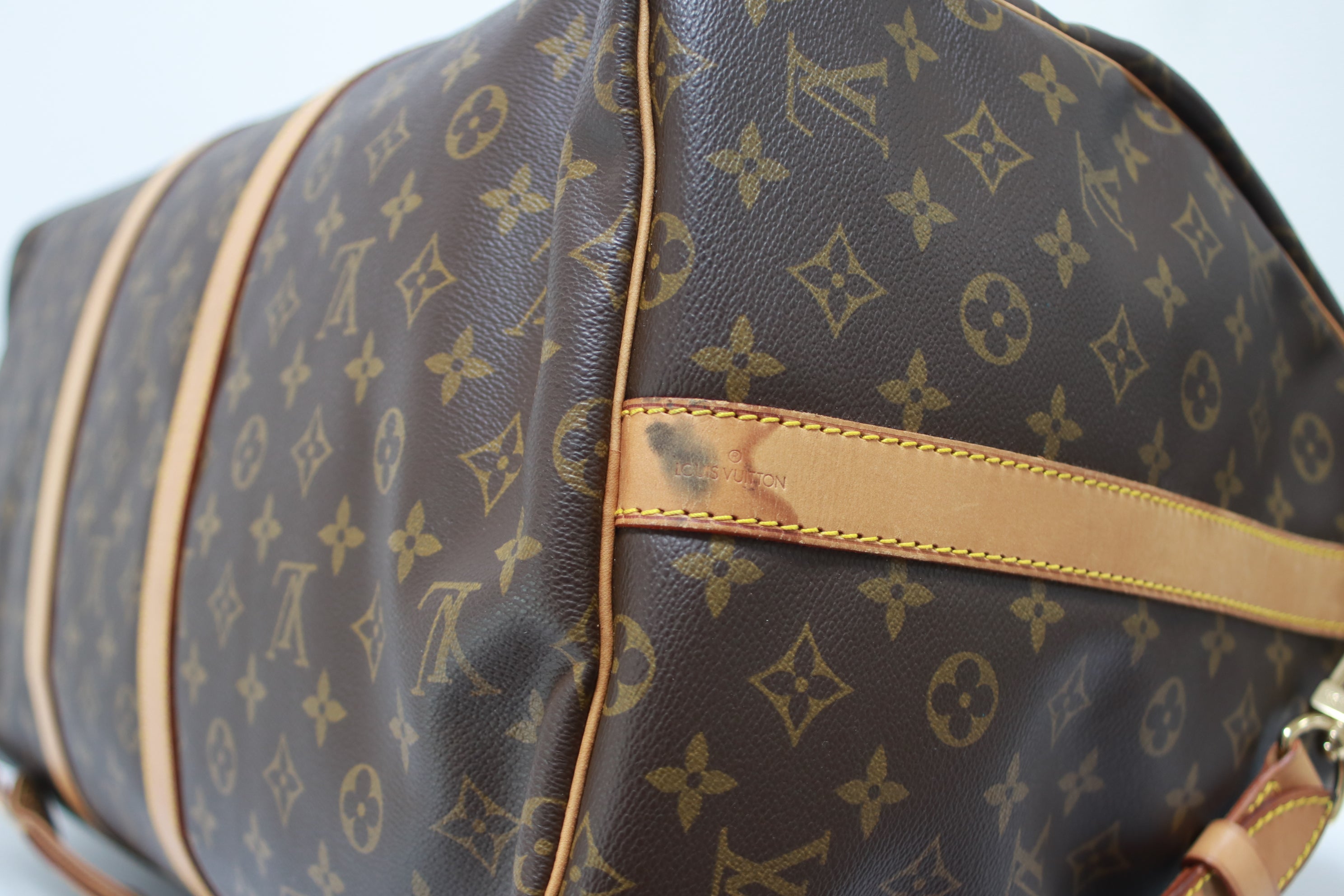 Louis Vuitton Keepall 55 Bandouliere Used (7214)