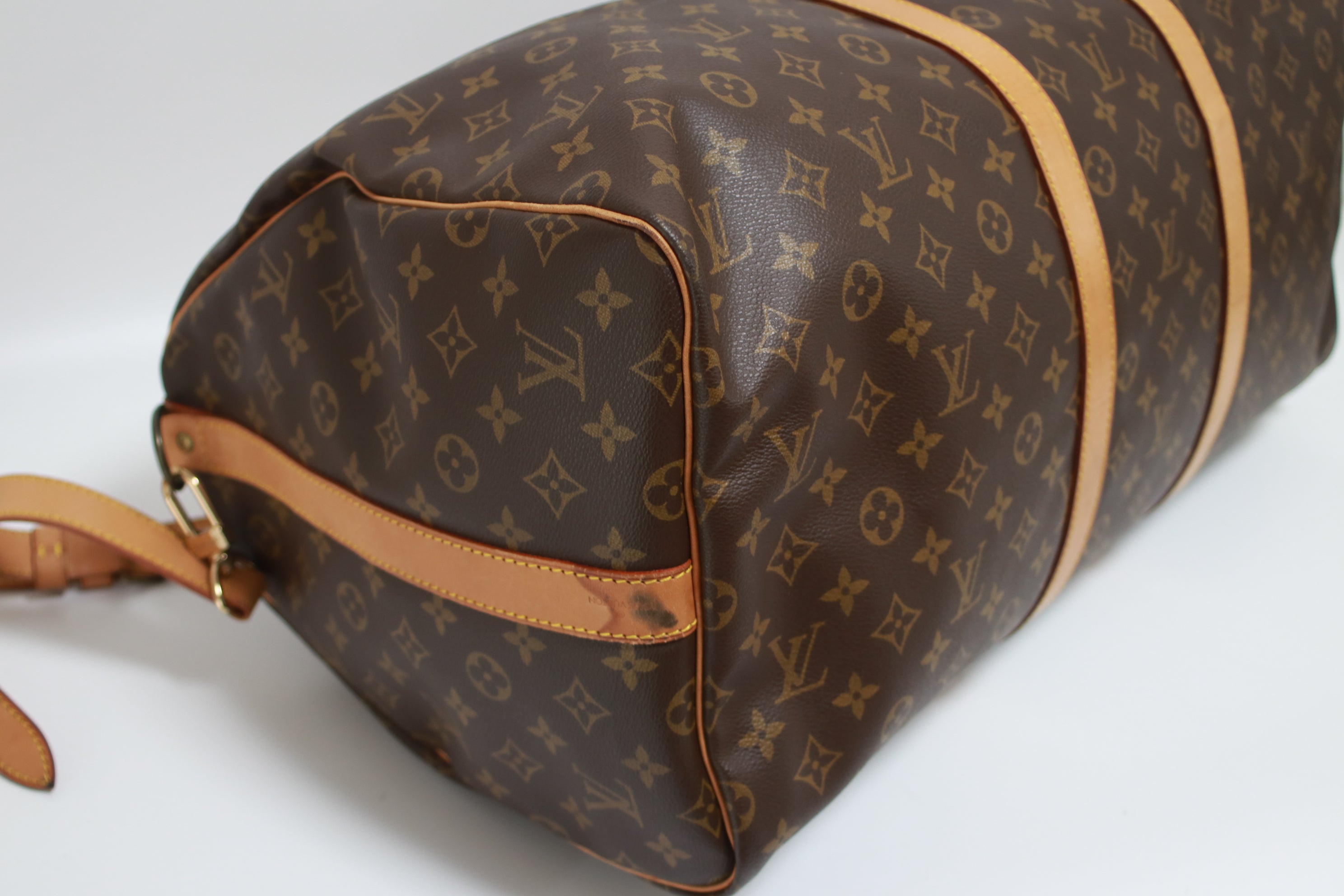 Louis Vuitton Keepall 55 Bandouliere Used (7214)