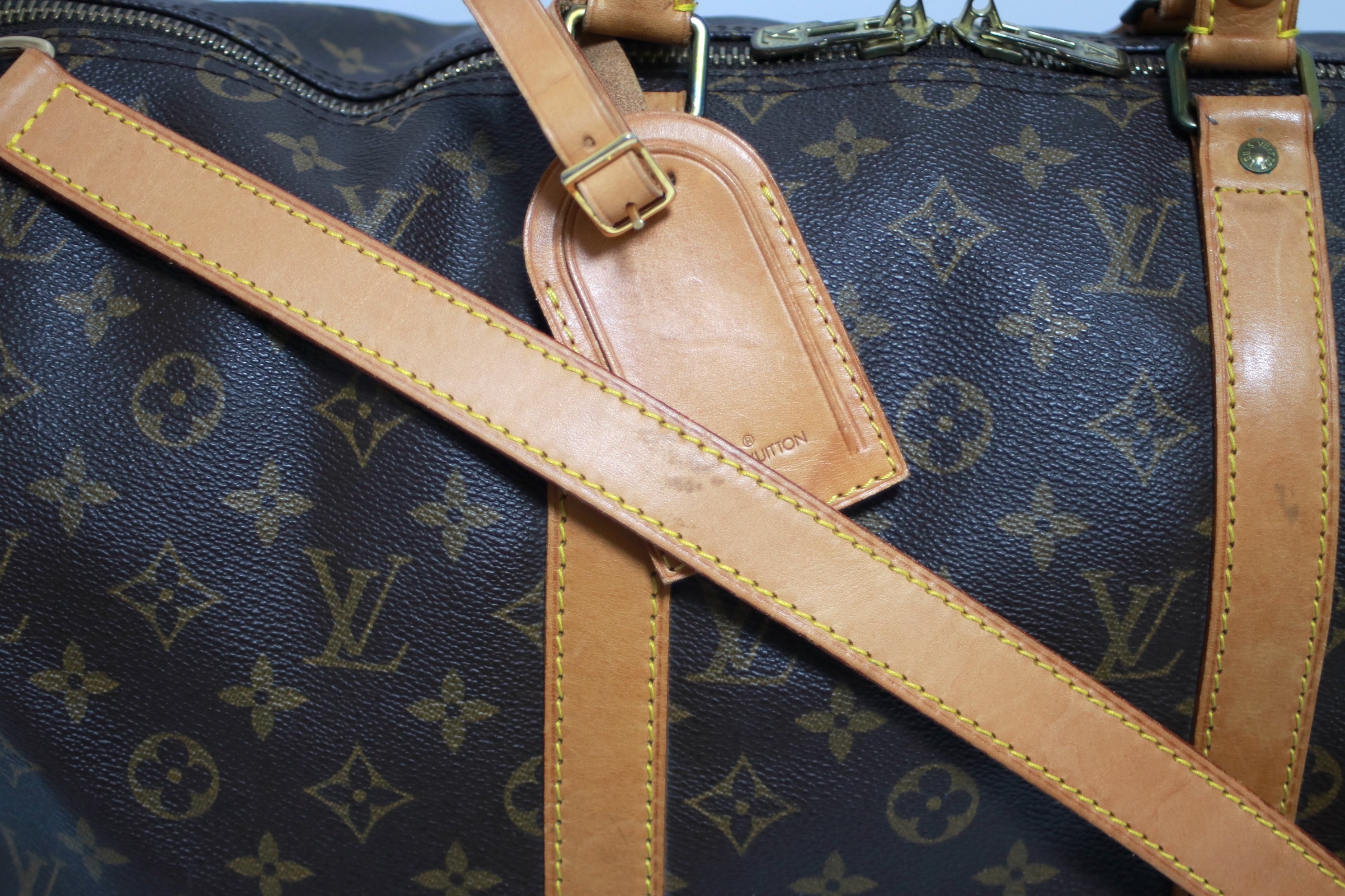 Louis Vuitton Keepall 50 Bandouliere Used (8435)