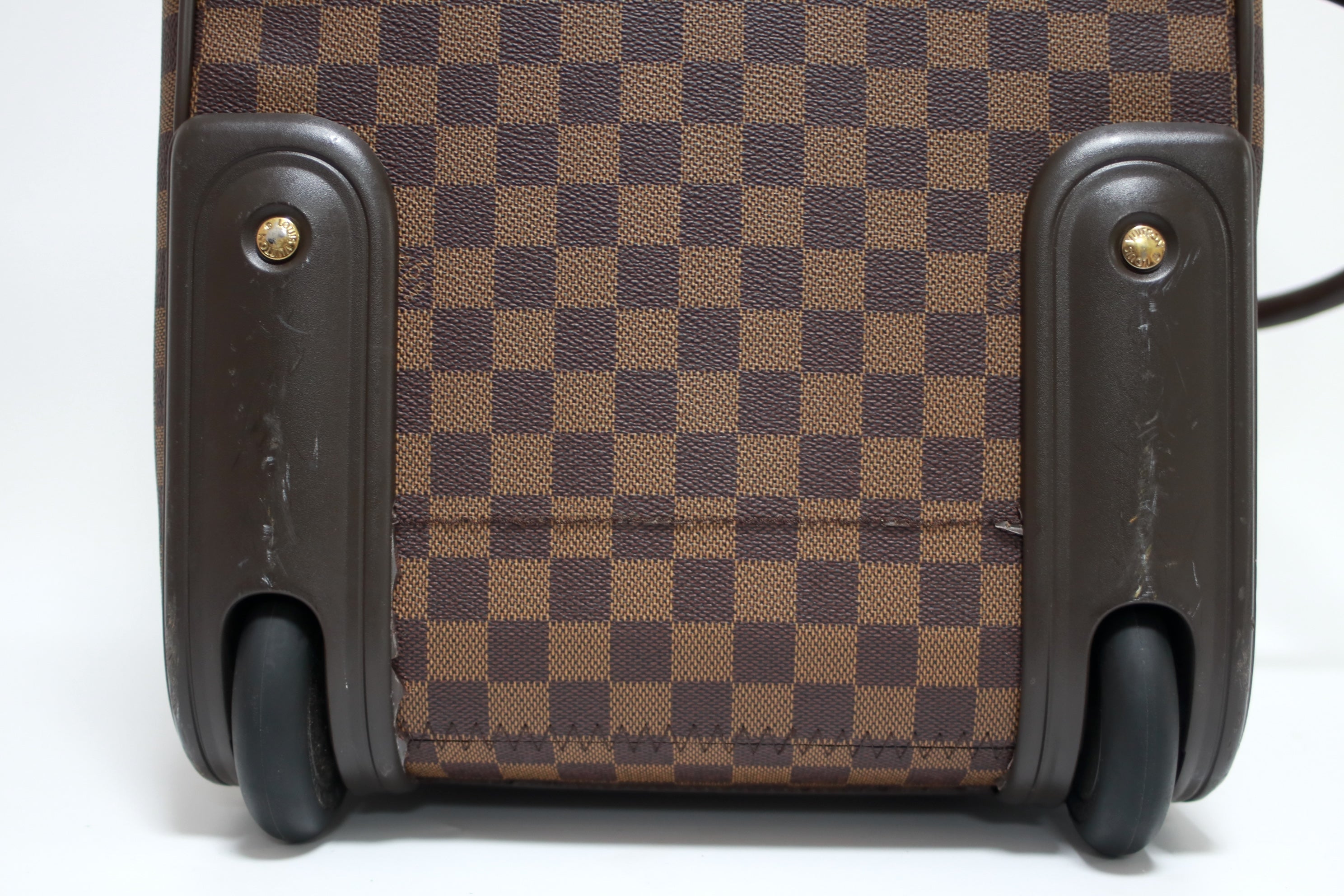 Louis Vuitton Eole 50 Damier Ebene Duffle Rolling Luggage Used