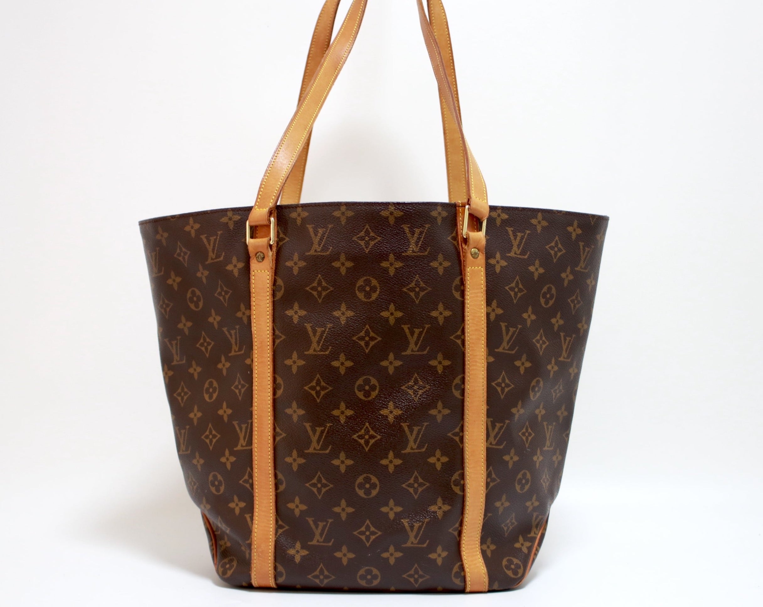 Louis Vuitton Sac Shopping Shoulder Bag Used (7155)