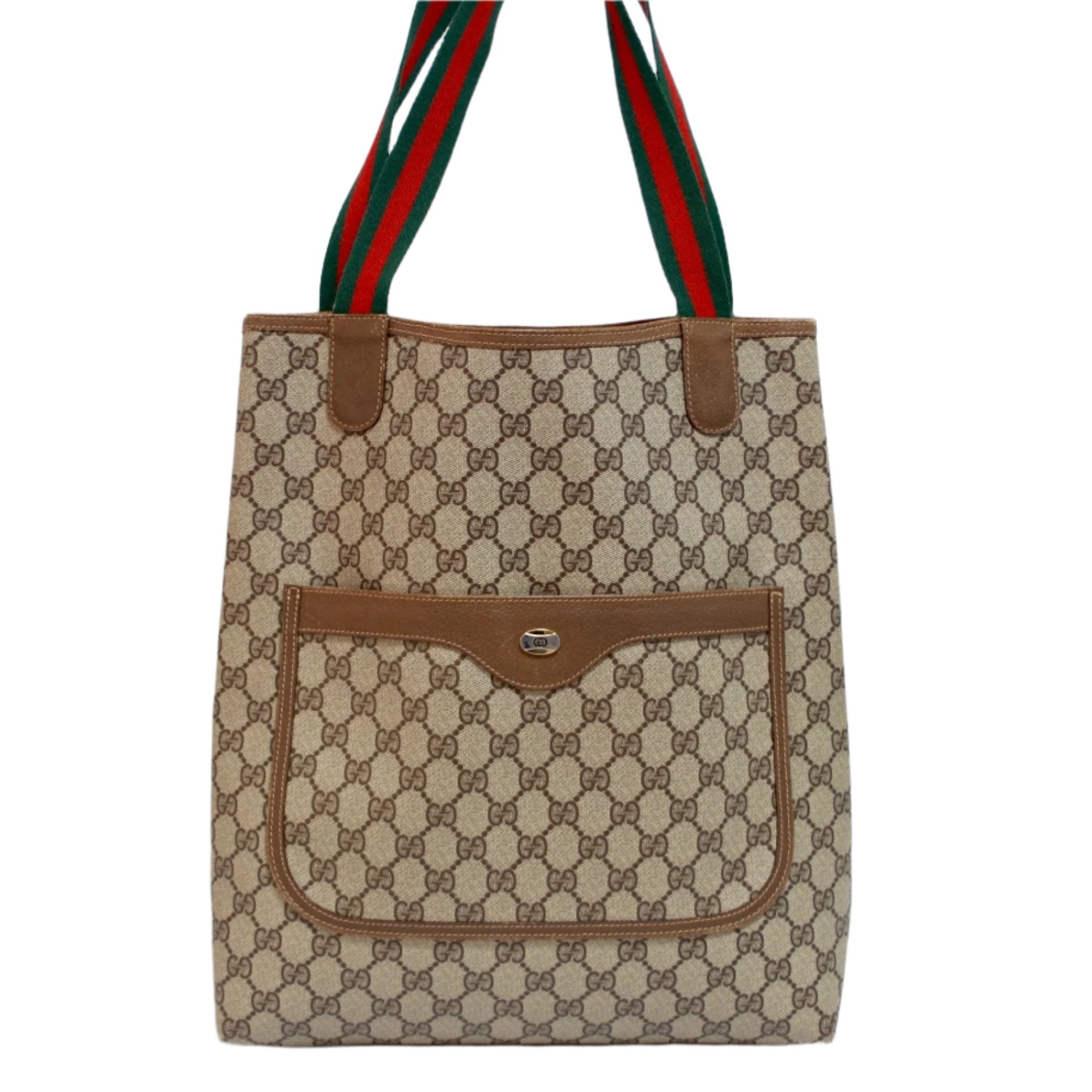 Gucci Slim Web Tote Bag Used