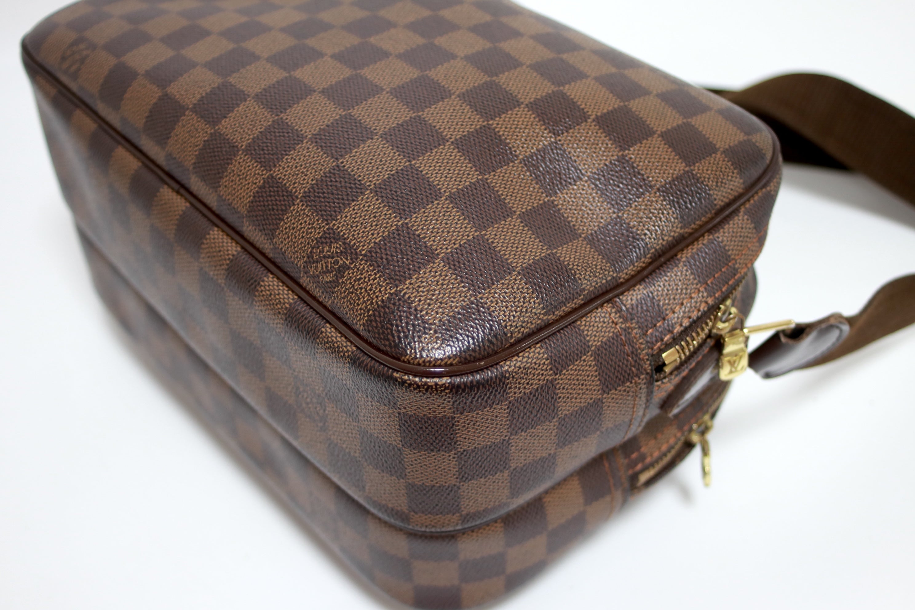 Louis Vuitton Reporter PM Damier Ebene Special Order Used (8439)