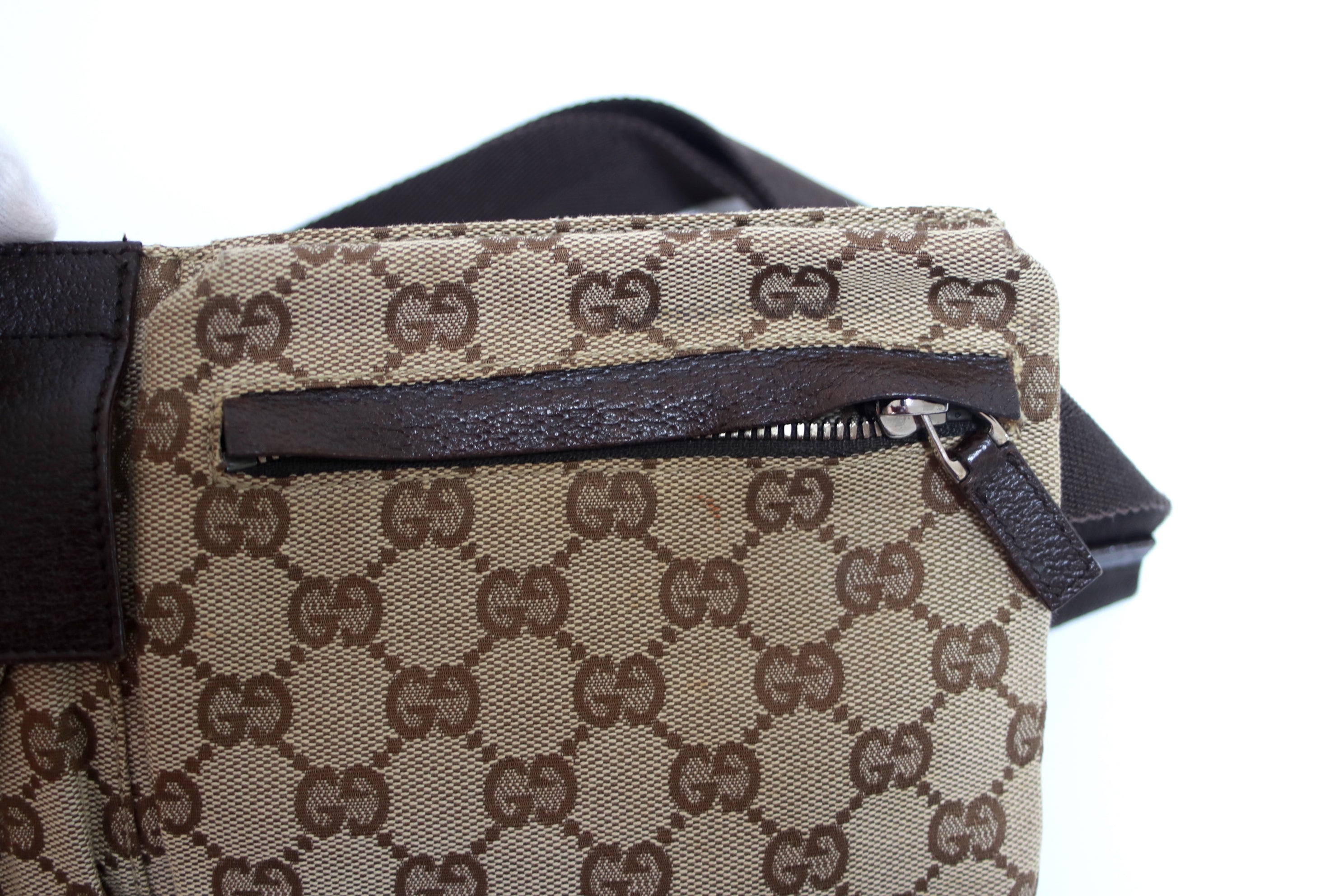 Gucci Brown Waist Bag Used