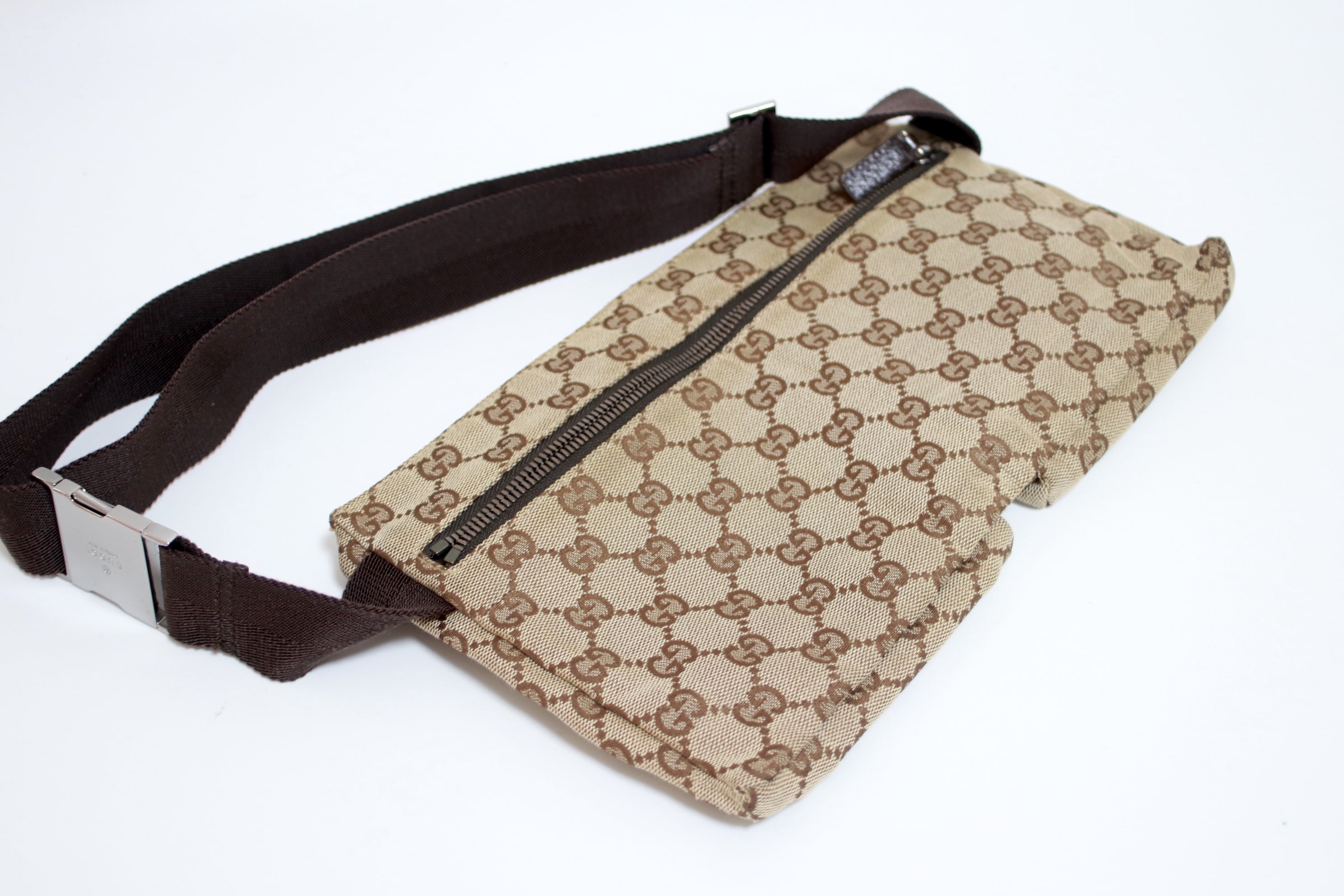 Gucci Brown Waist Bag Used