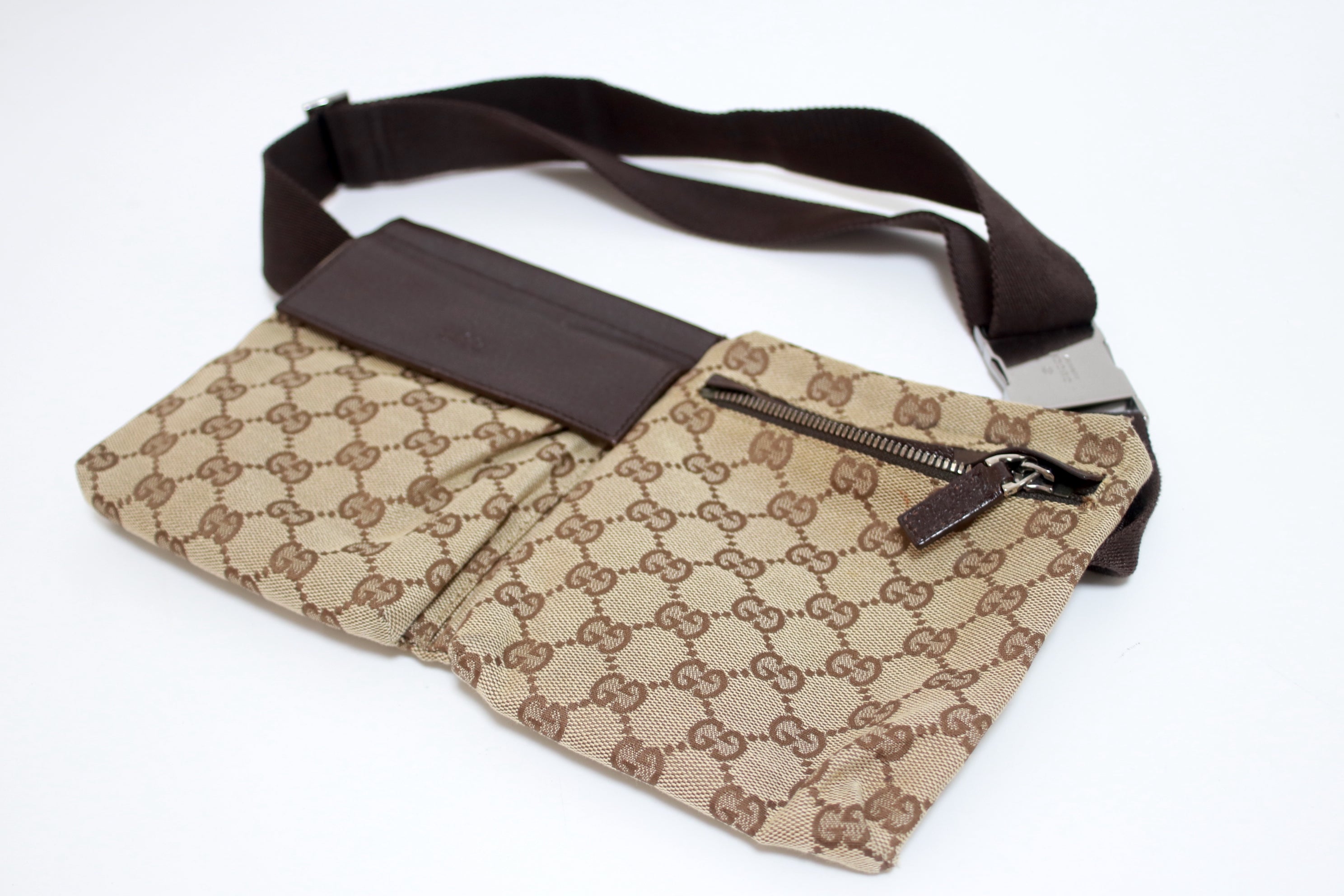 Gucci Brown Waist Bag Used