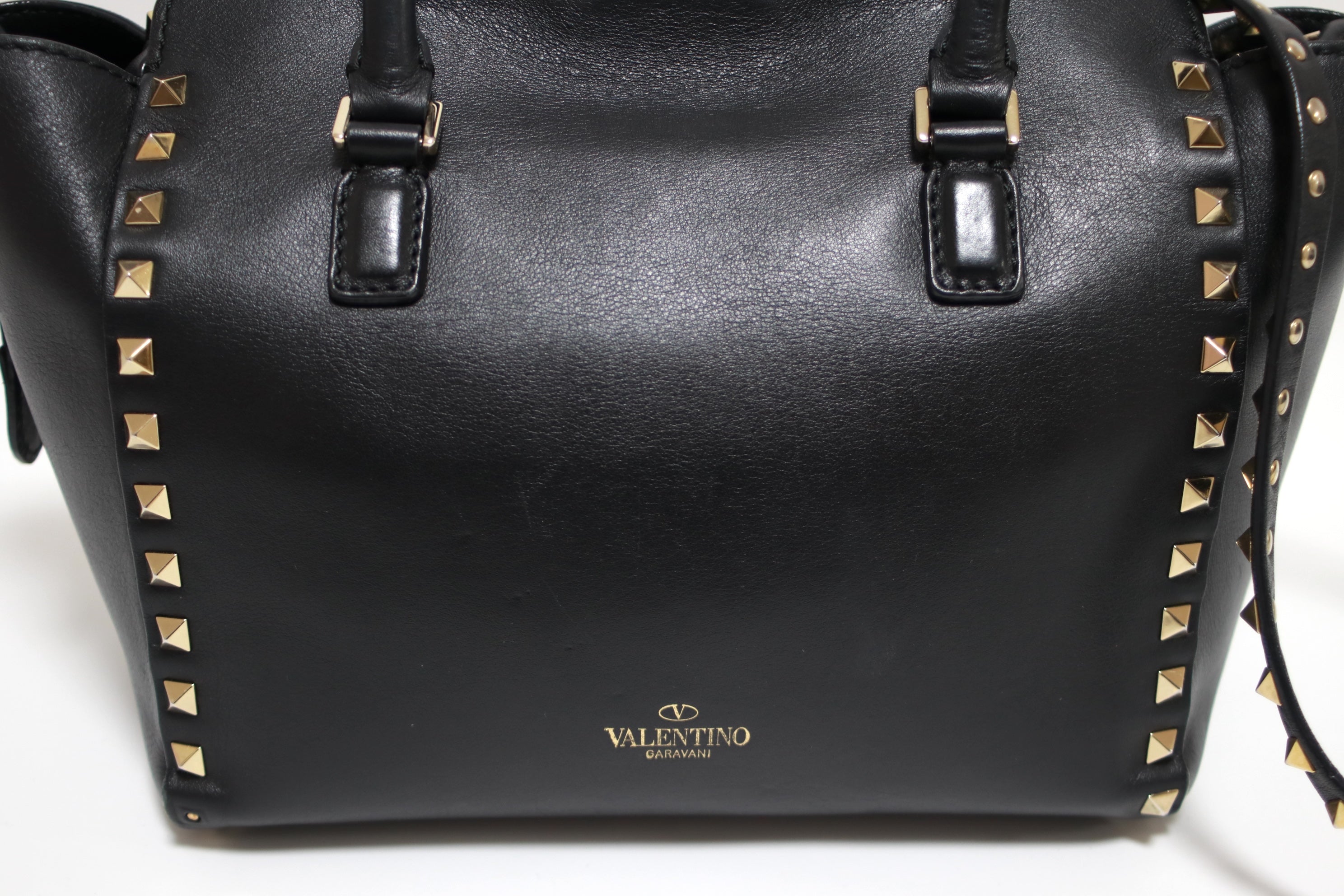 Valentino Rock Studs Two Way Shoulder Bag Used