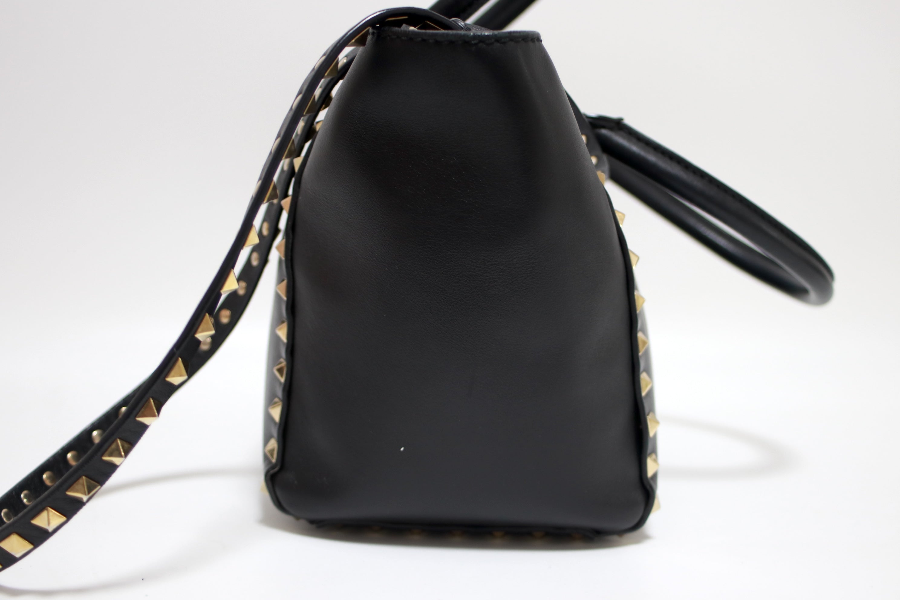 Valentino Rock Studs Two Way Shoulder Bag Used