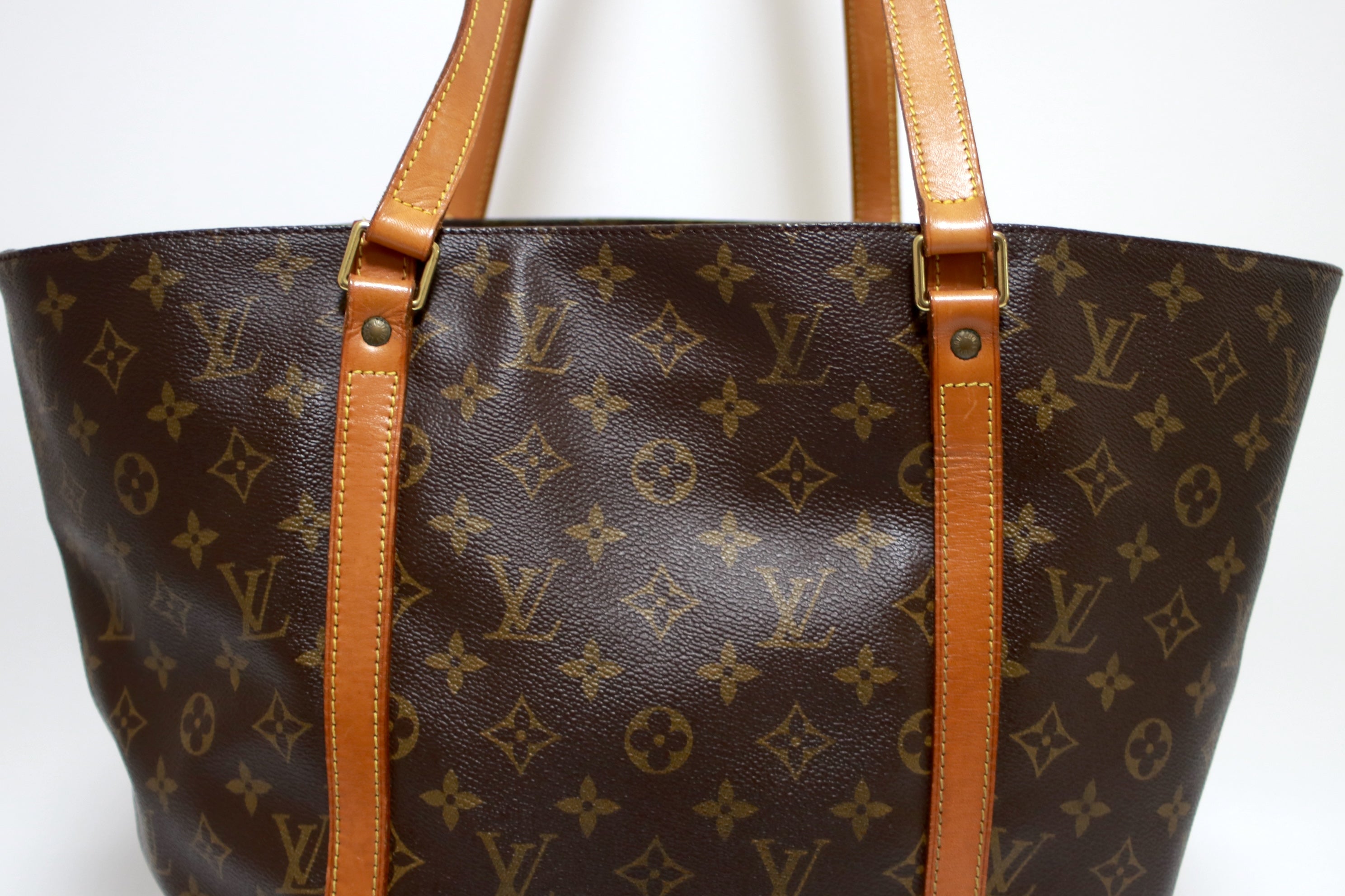 Louis Vuitton Sac Shopping PM Shoulder Tote Bag Used (8338)