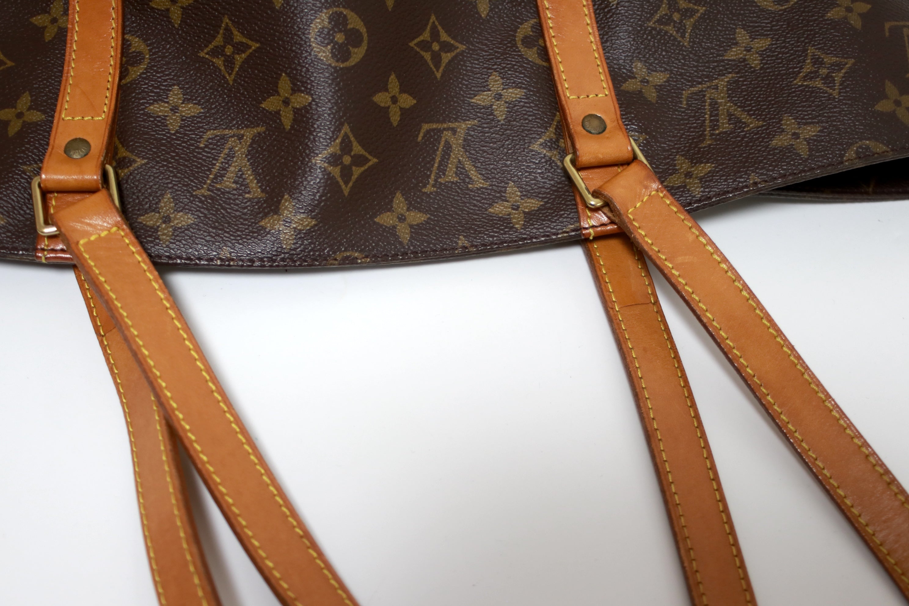 Louis Vuitton Sac Shopping PM Shoulder Tote Bag Used (8338)