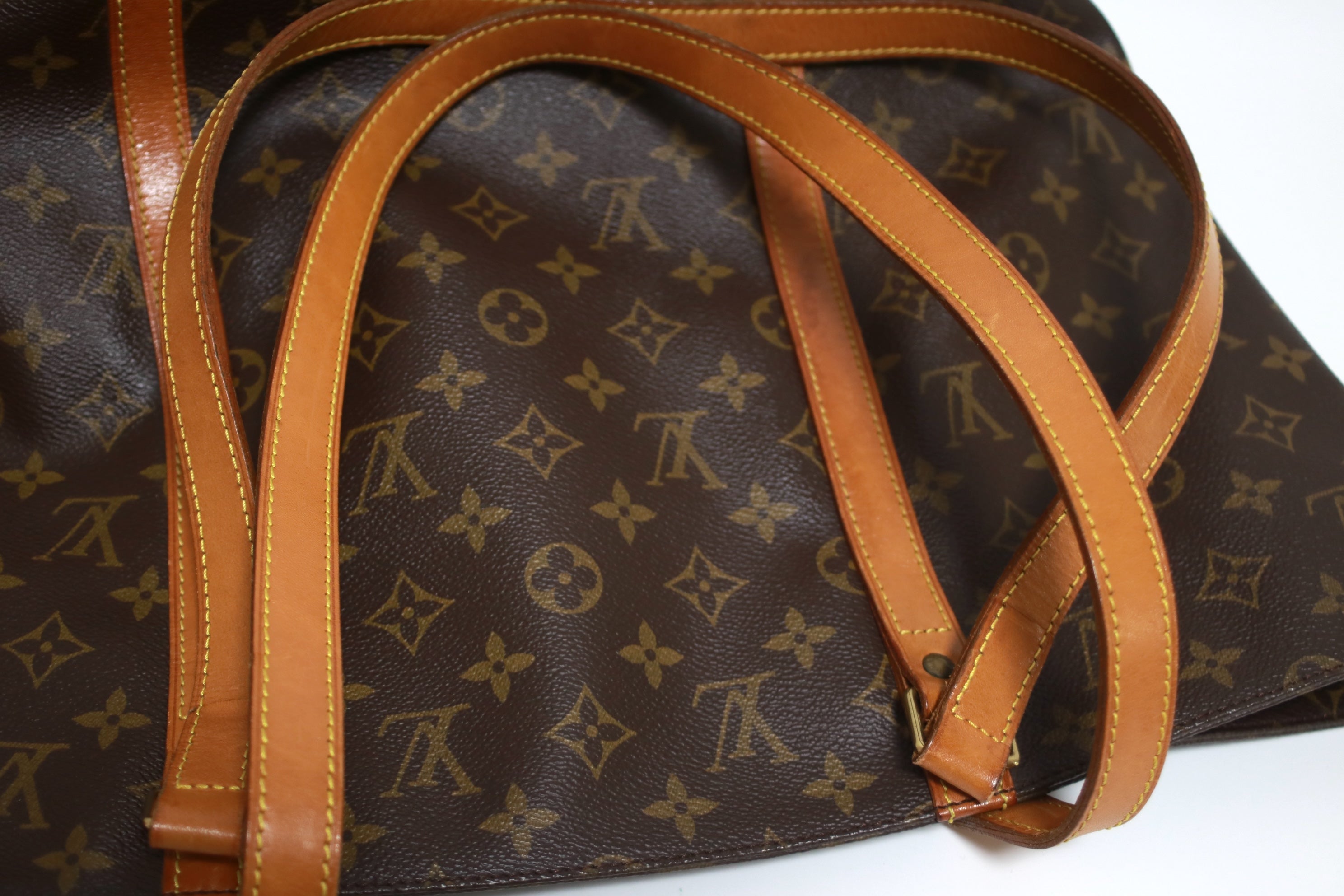 Louis Vuitton Sac Shopping PM Shoulder Tote Bag Used (8338)