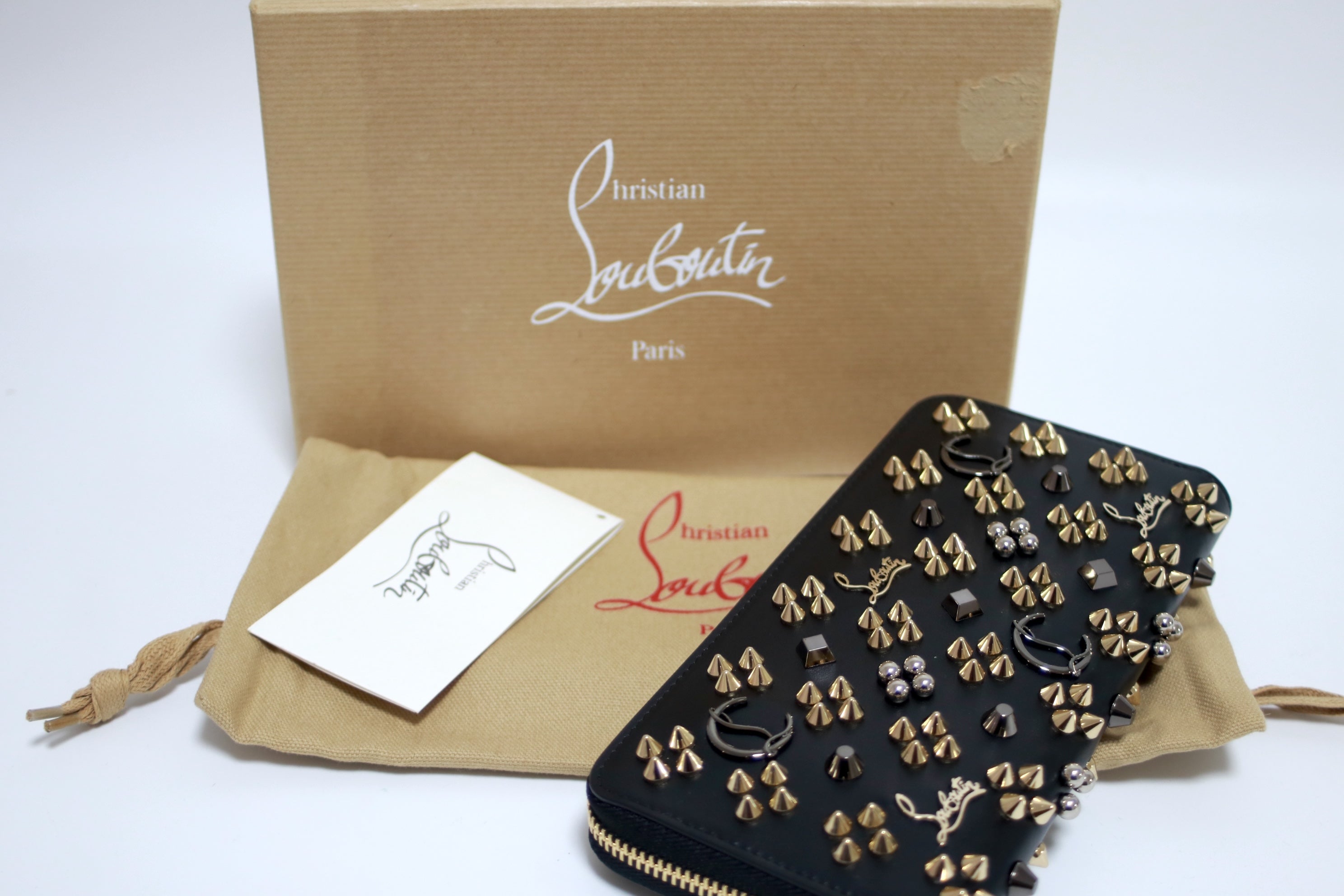 Christian Louboutin Panettone Long Wallet Used (8466)