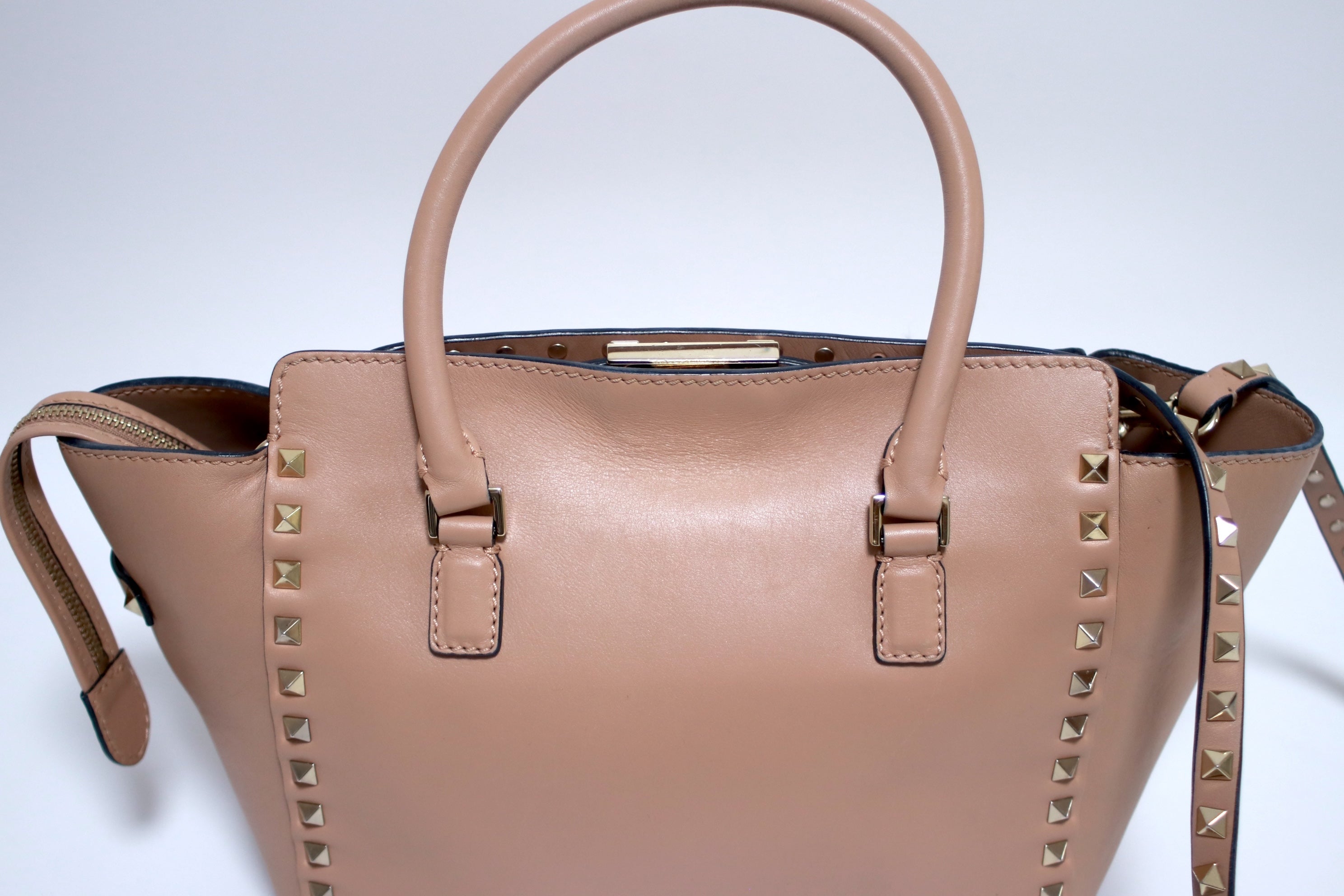 Valentino Studs Two Way Shoulder Bag Used