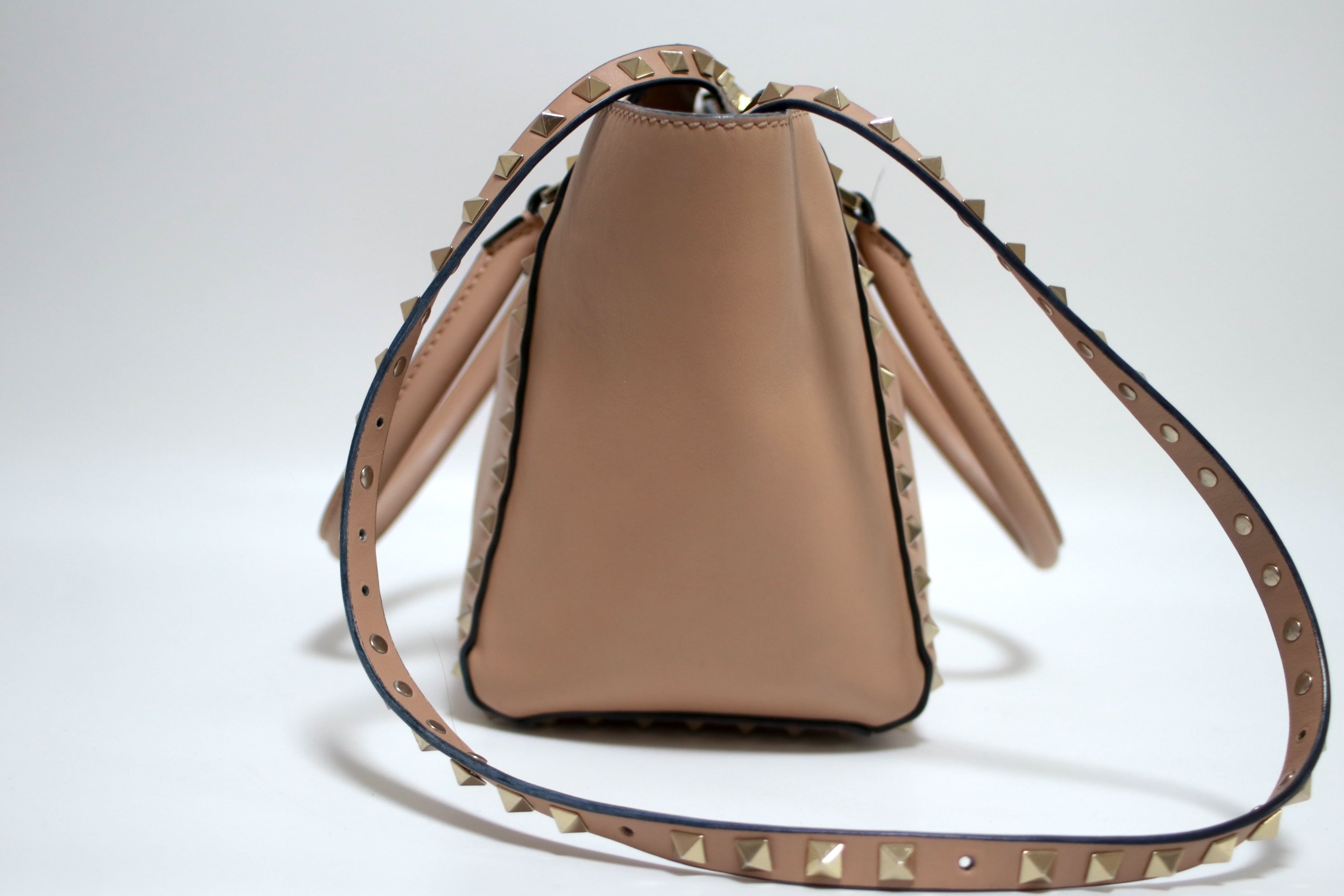 Valentino Studs Two Way Shoulder Bag Used