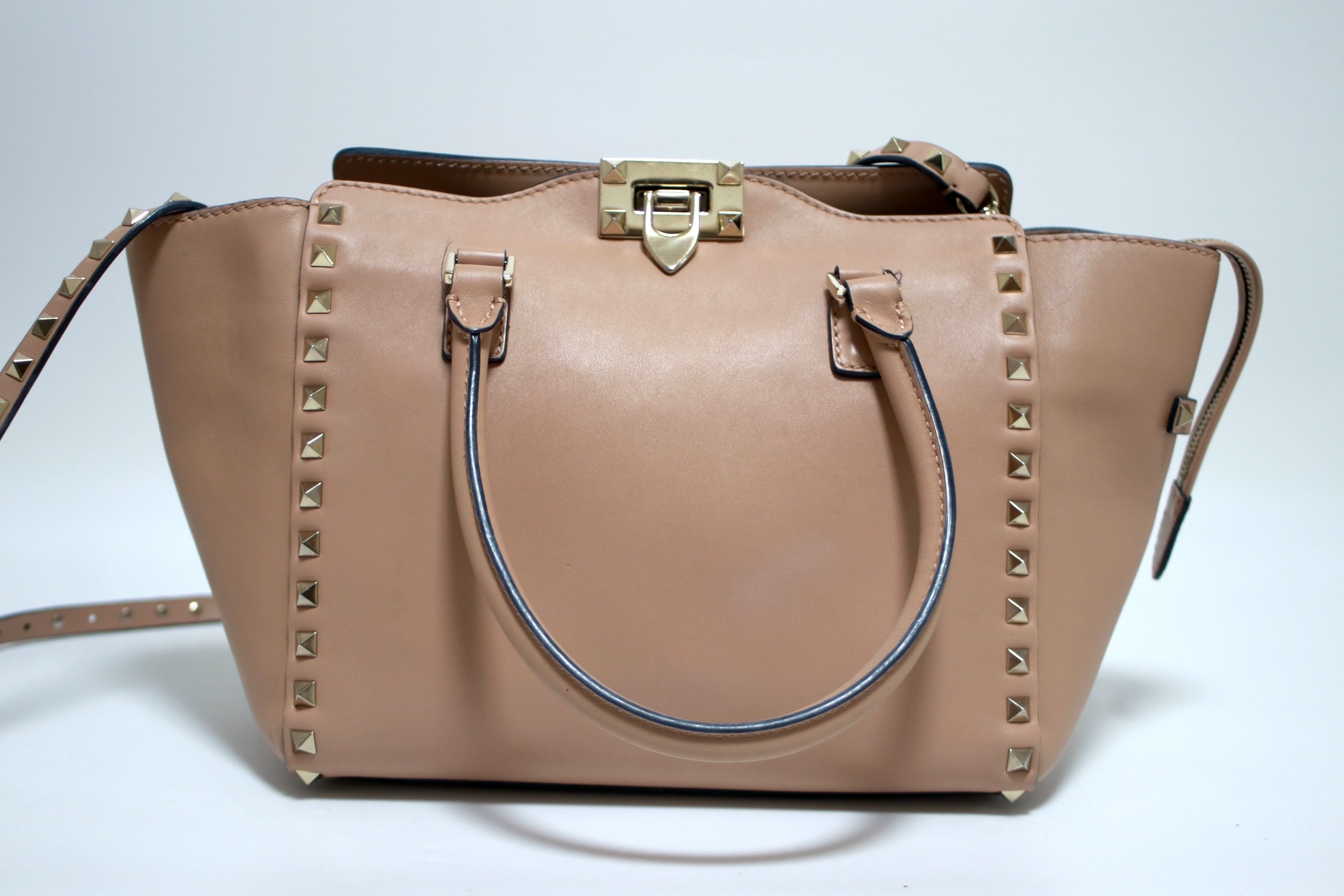 Valentino Studs Two Way Shoulder Bag Used