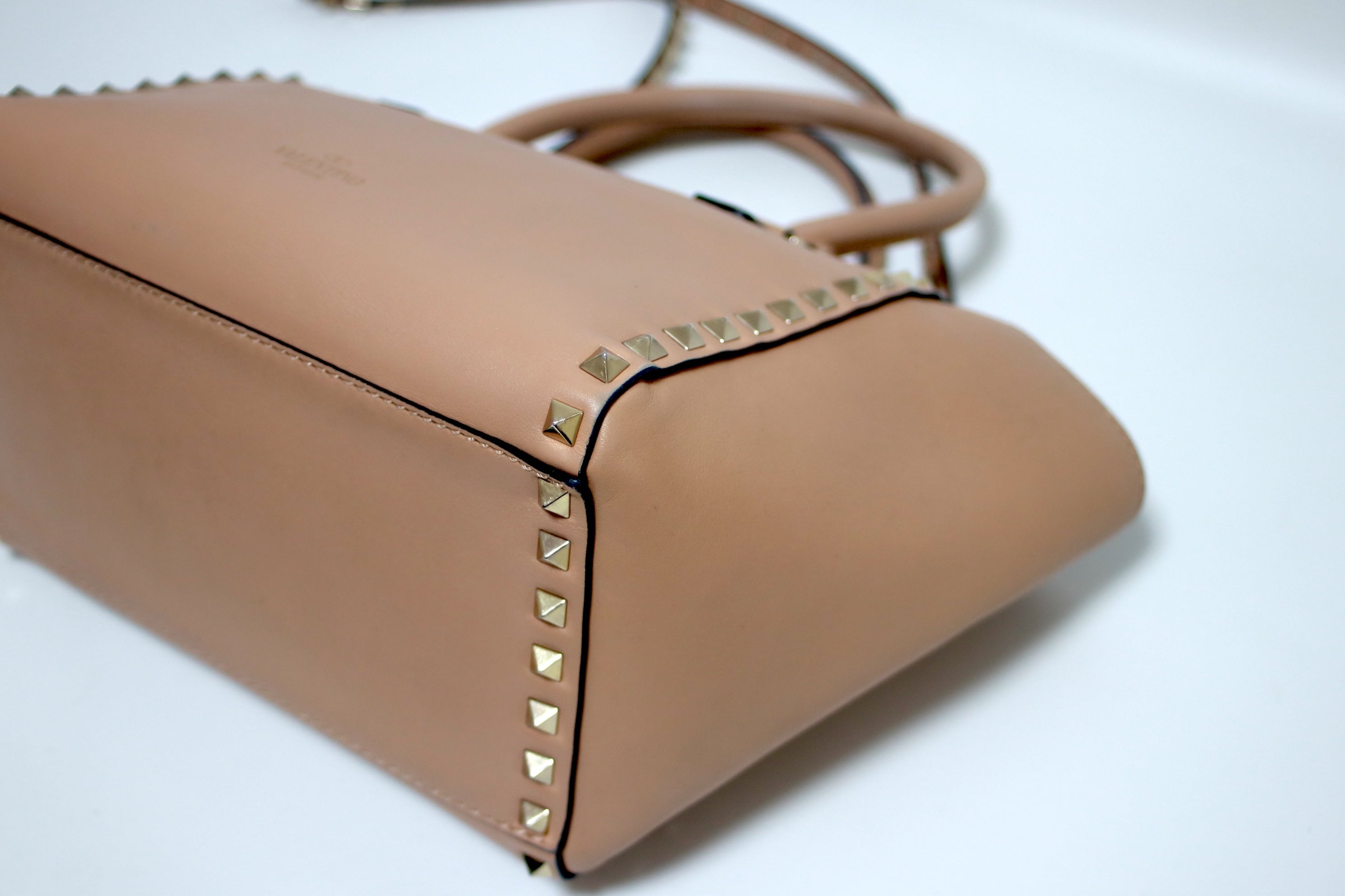 Valentino Studs Two Way Shoulder Bag Used