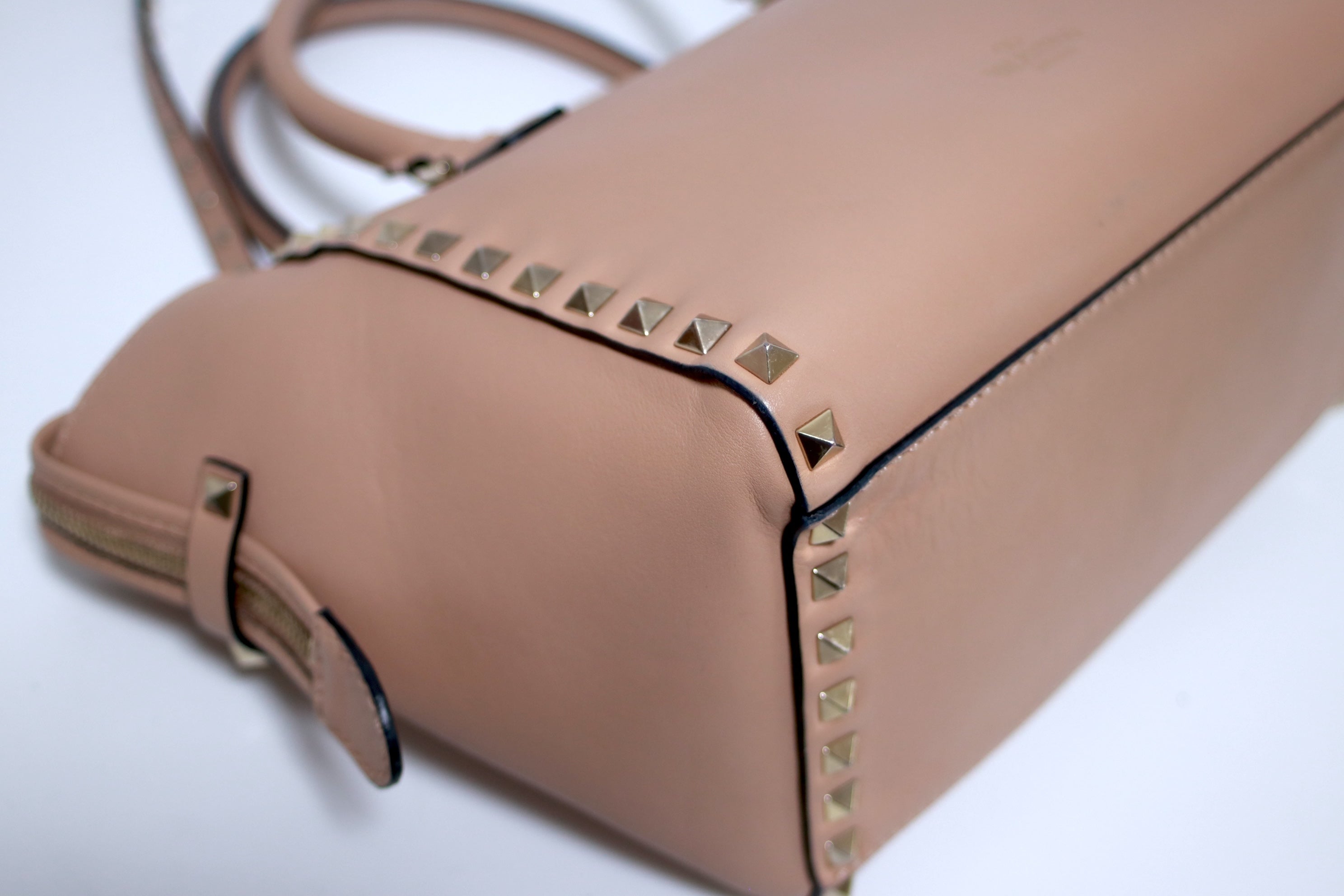 Valentino Studs Two Way Shoulder Bag Used