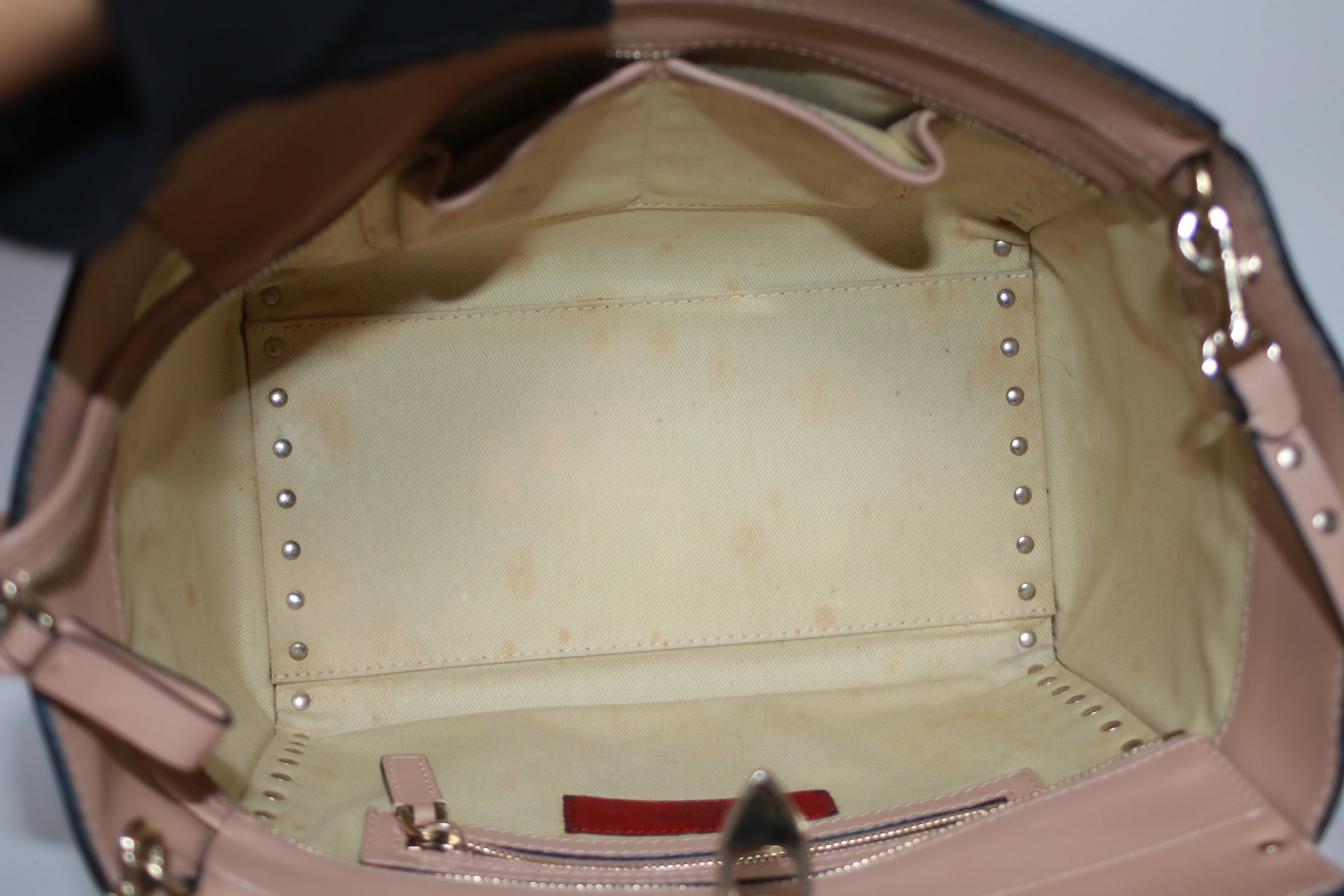 Valentino Studs Two Way Shoulder Bag Used