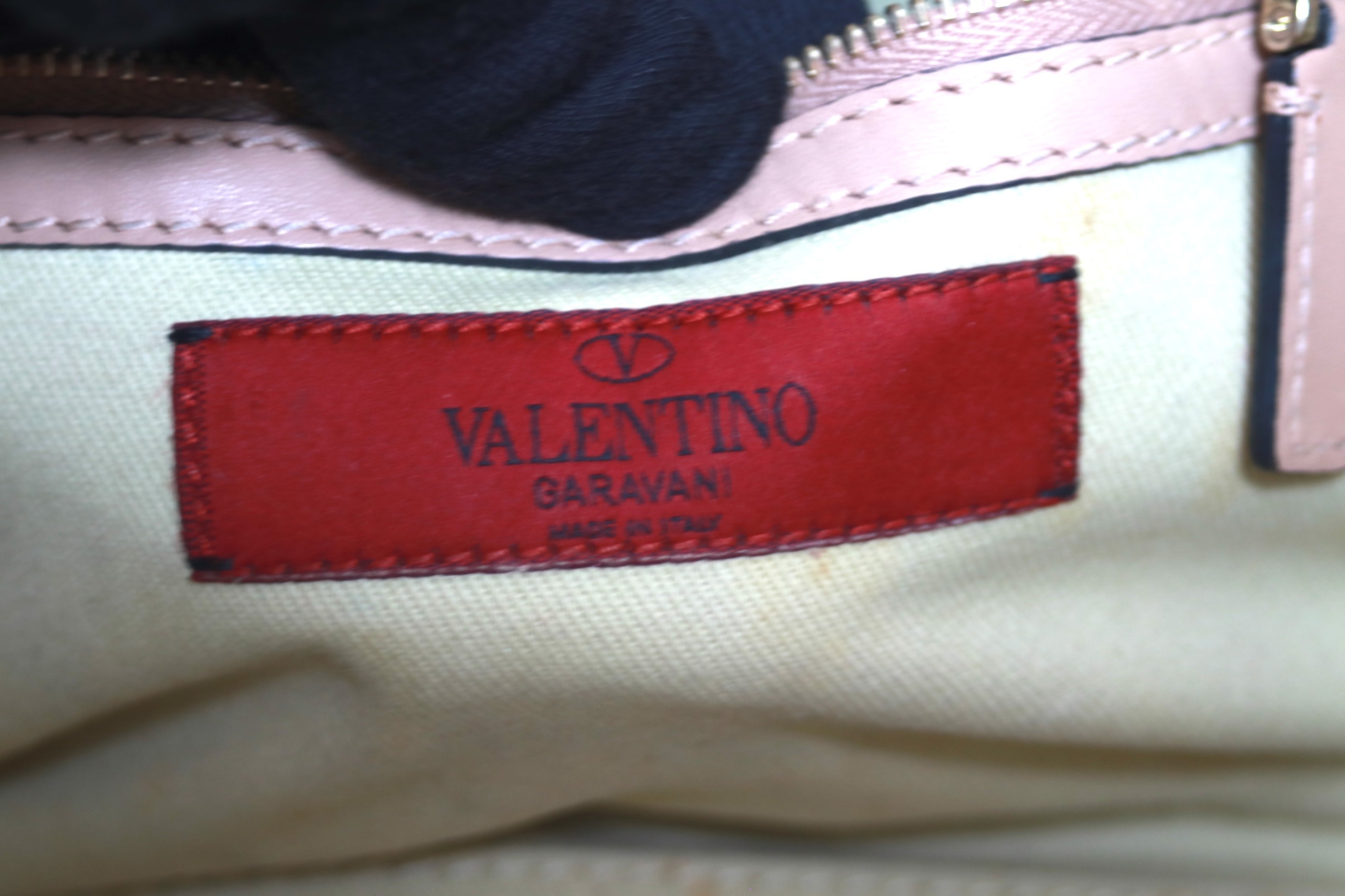 Valentino Studs Two Way Shoulder Bag Used