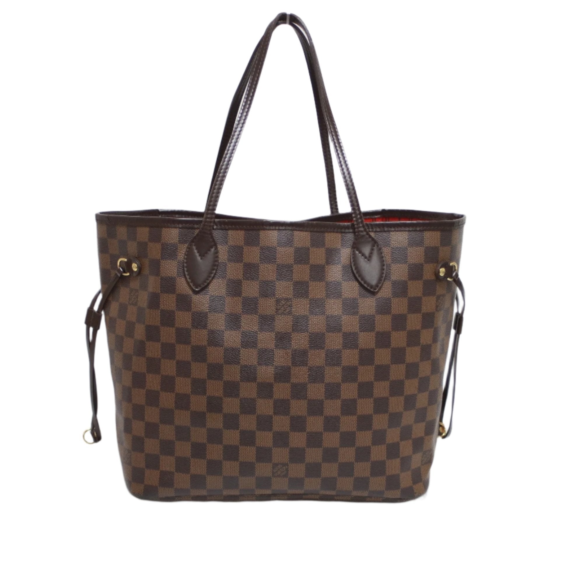 Louis Vuitton Neverfull MM Damier Ebene Shoulder Bag Used