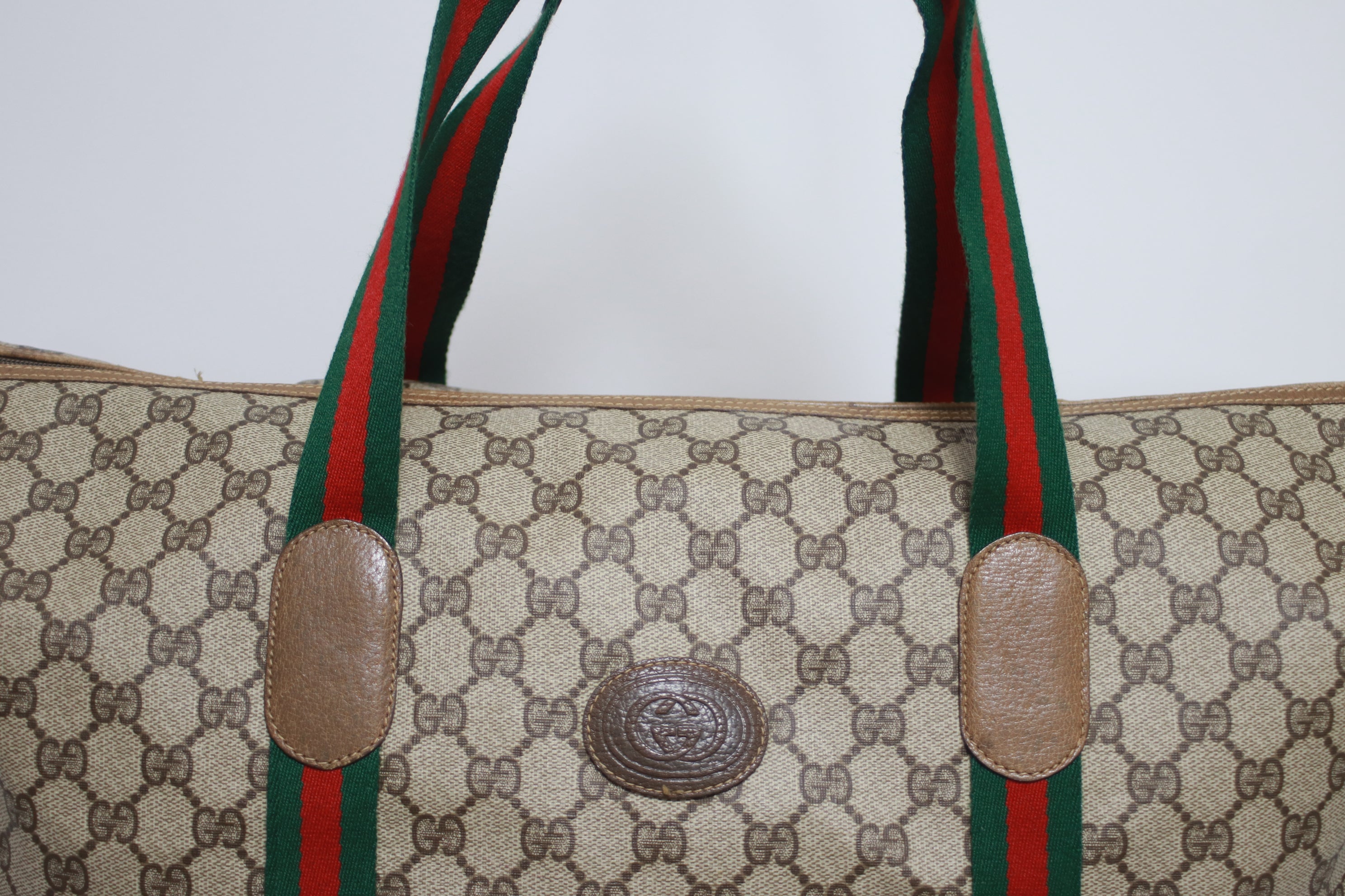 Gucci Sheryline Tote Travel Bag Used (7343)