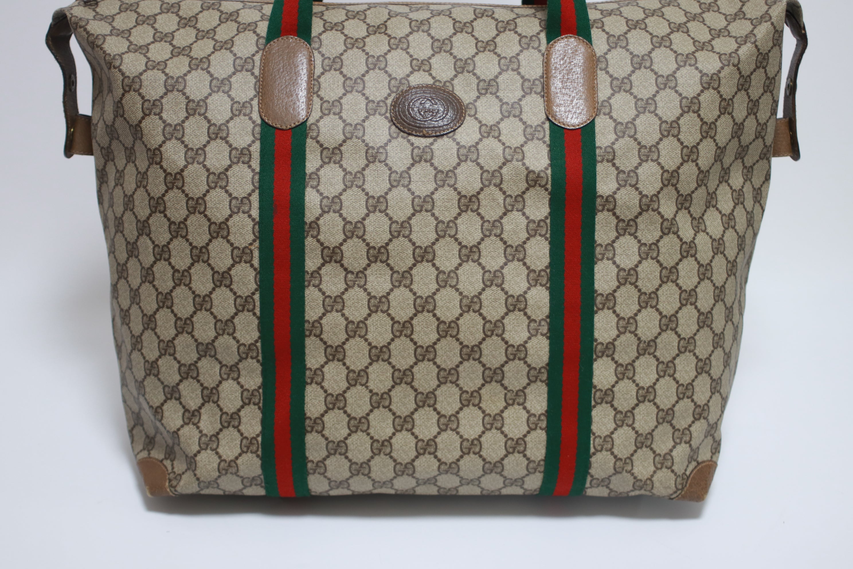 Gucci Sheryline Tote Travel Bag Used (7343)