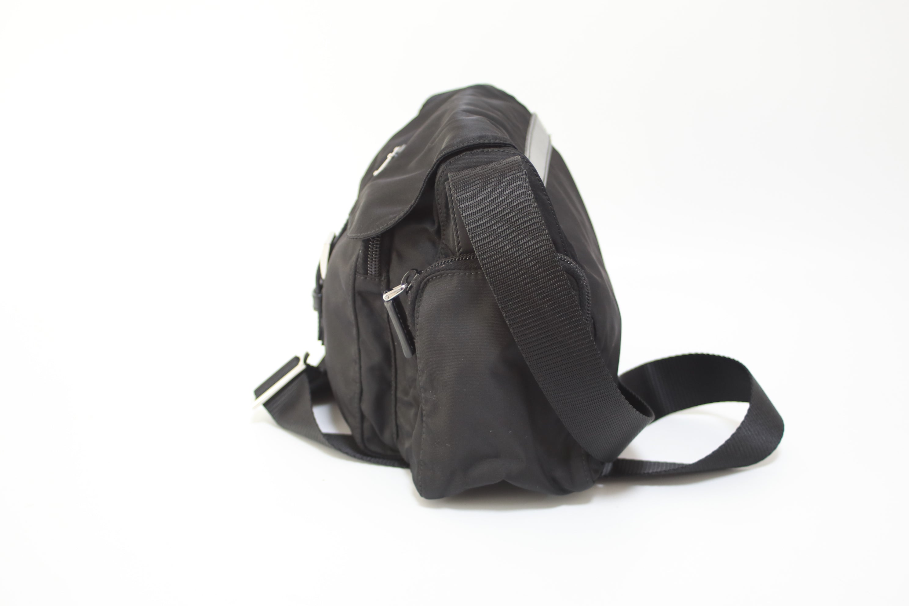 Prada Nylon Crossbody Shoulder Bag Used (7486)