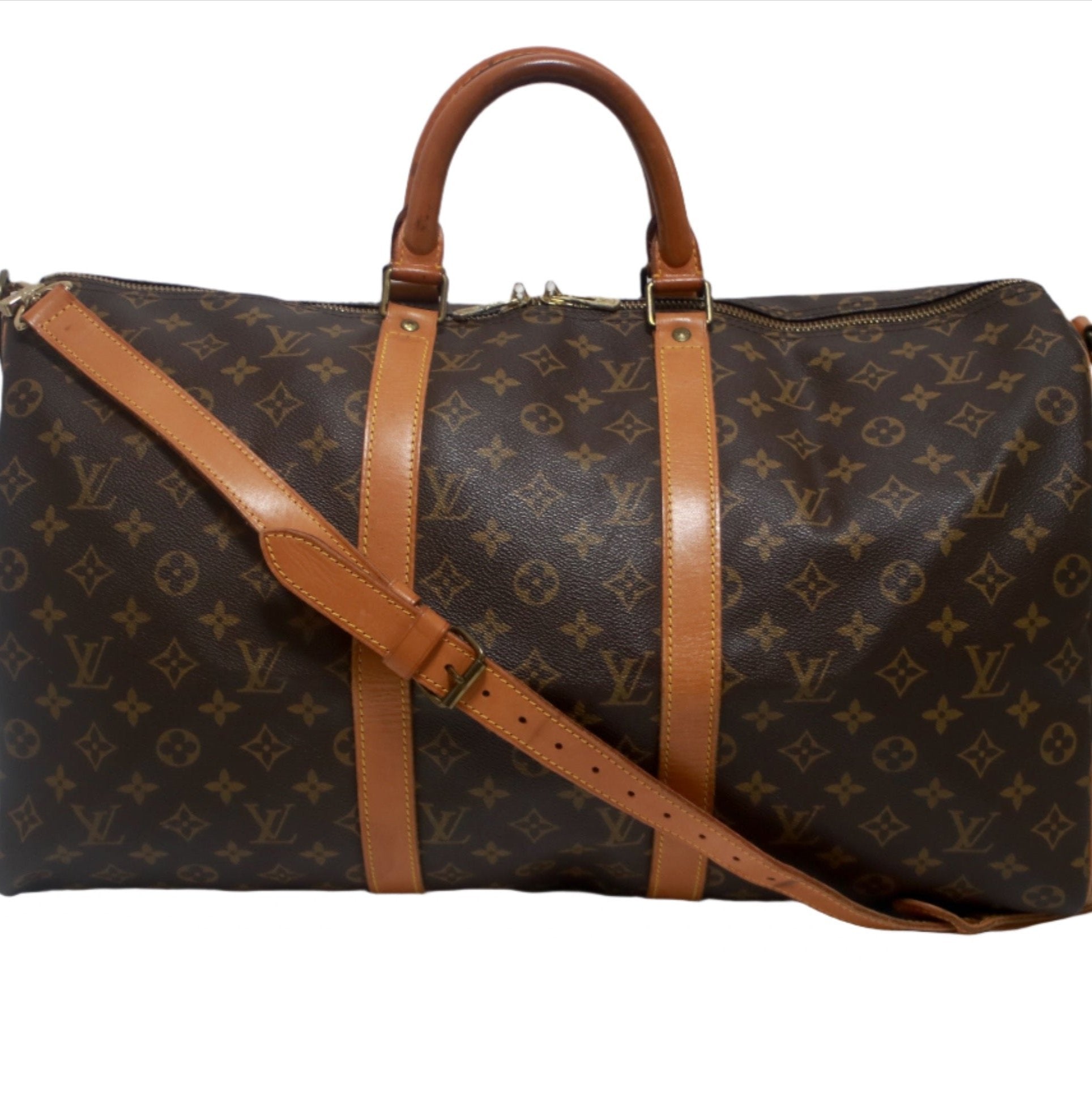 Louis Vuitton Keepall 50 Bandouliere Used (8265)