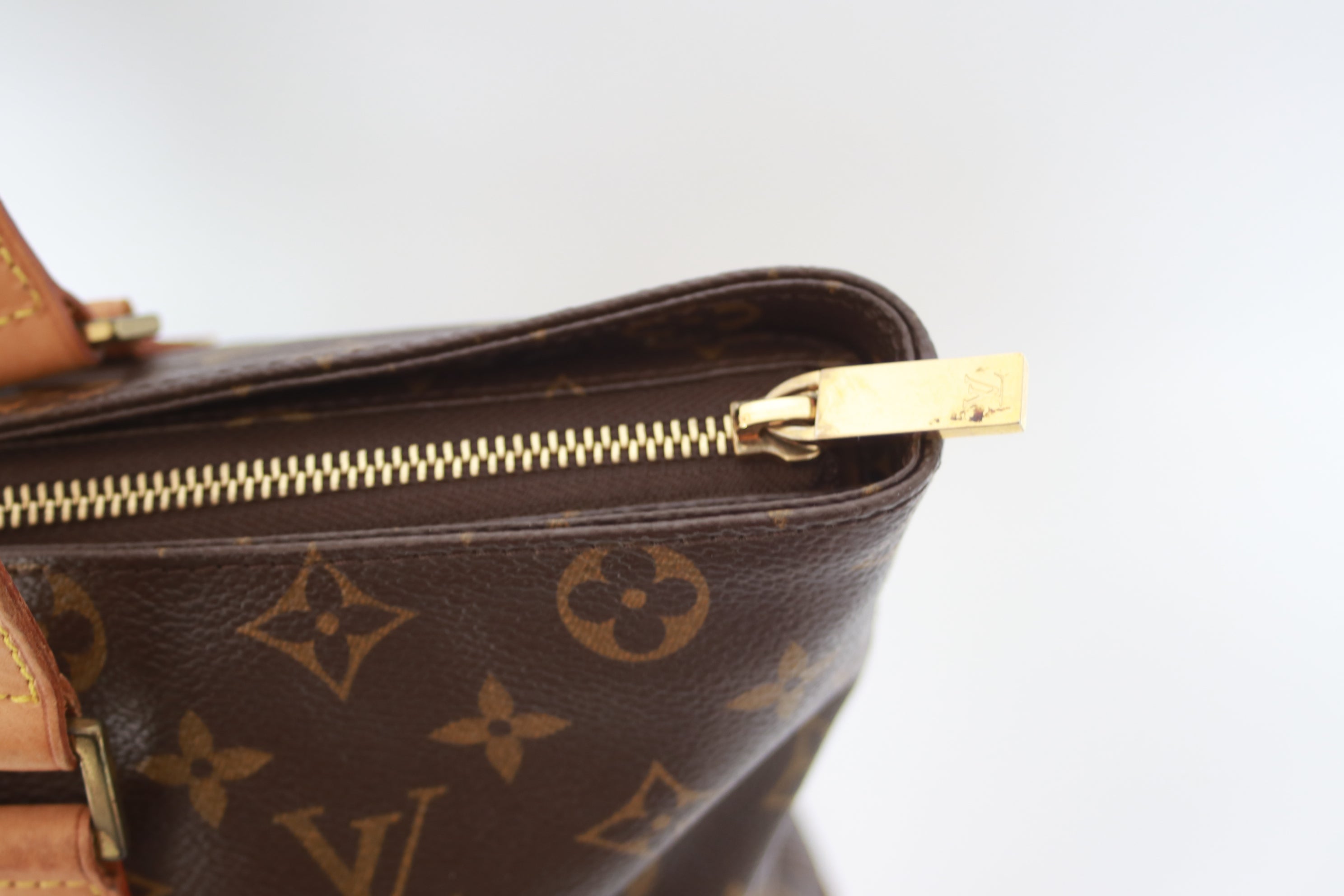 Louis Vuitton Cabas Mezzo Shoulder Bag Used (7482)