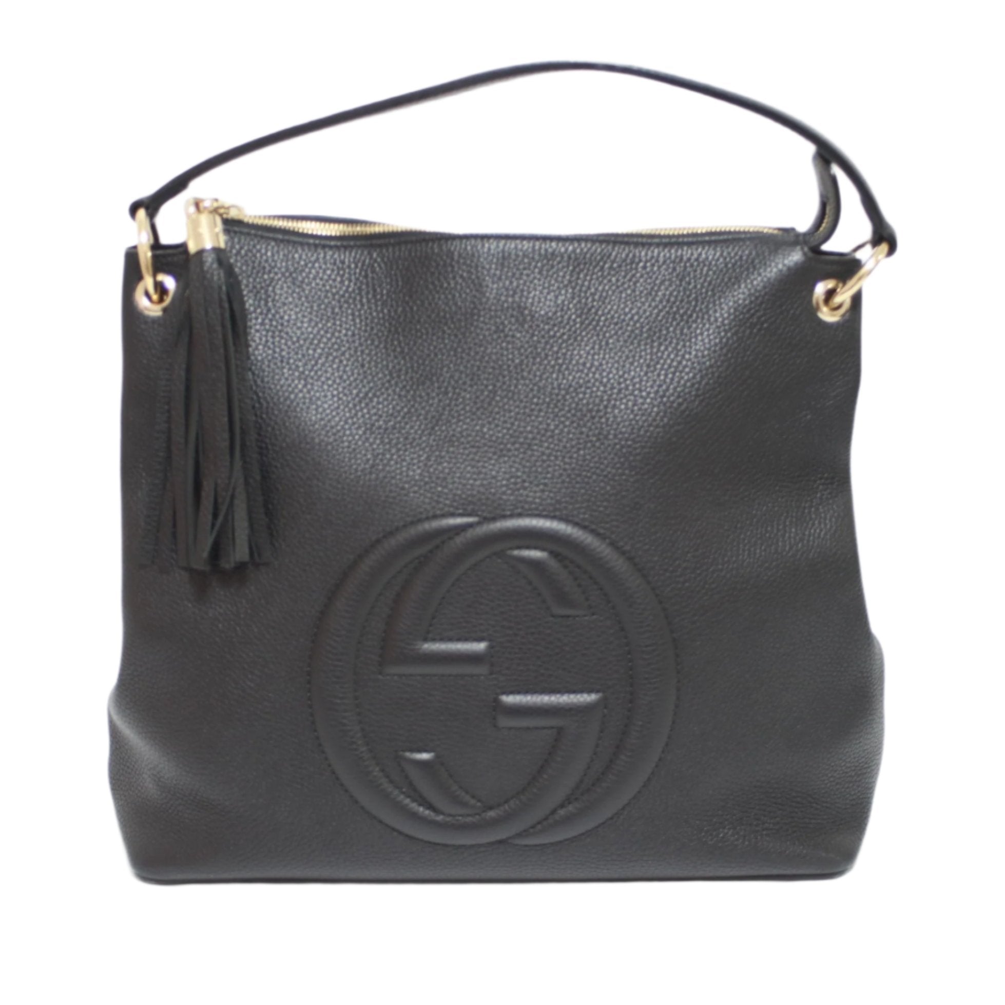 Gucci Soho Two Way Shoulder Bag Black (Missing Strap) Used