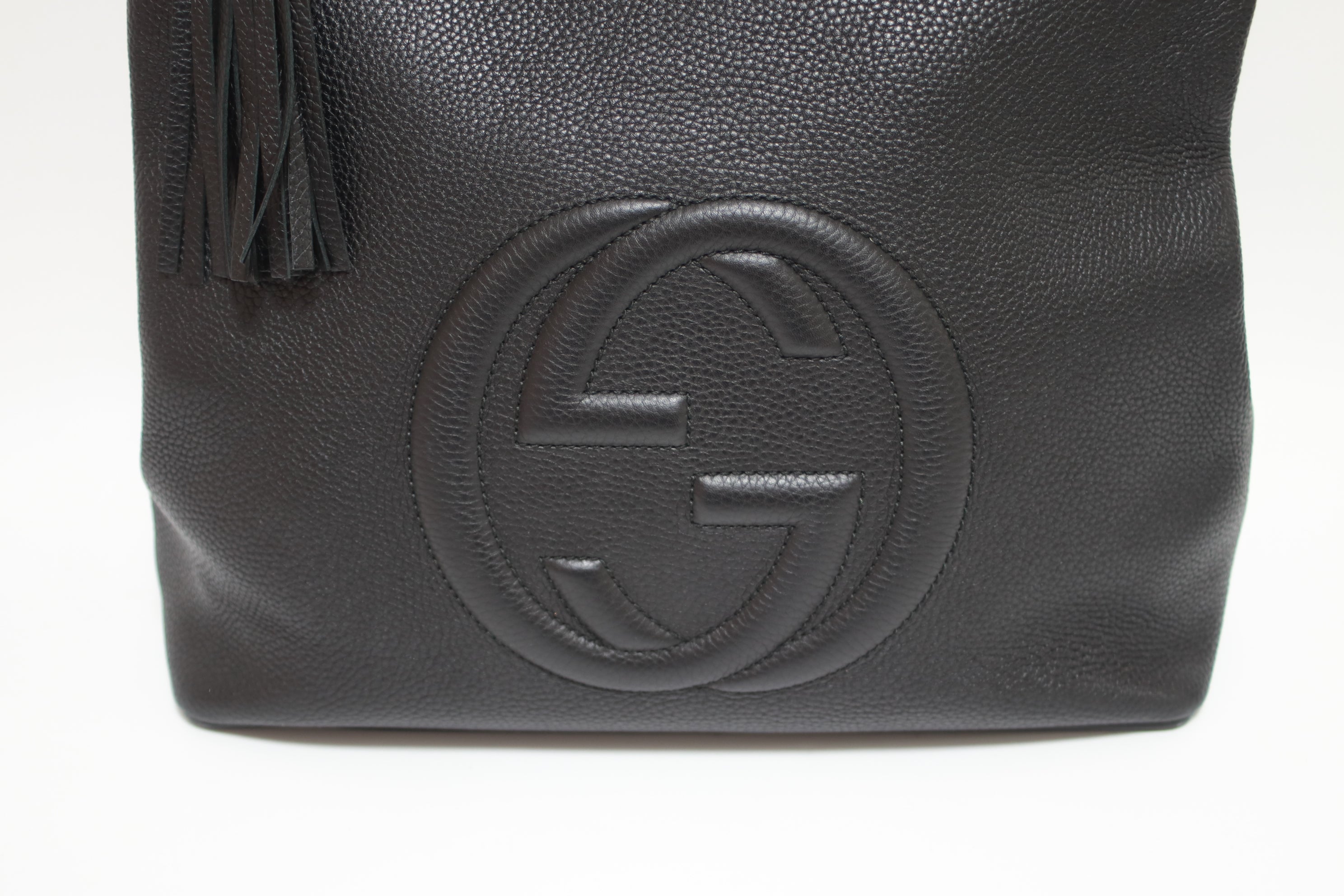 Gucci Soho Two Way Shoulder Bag Black (Missing Strap) Used (7500)