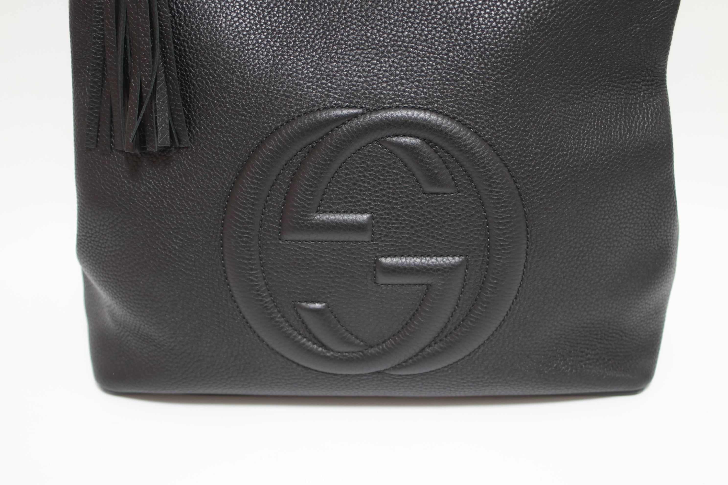 Gucci Soho Two Way Shoulder Bag Black (Missing Strap) Used