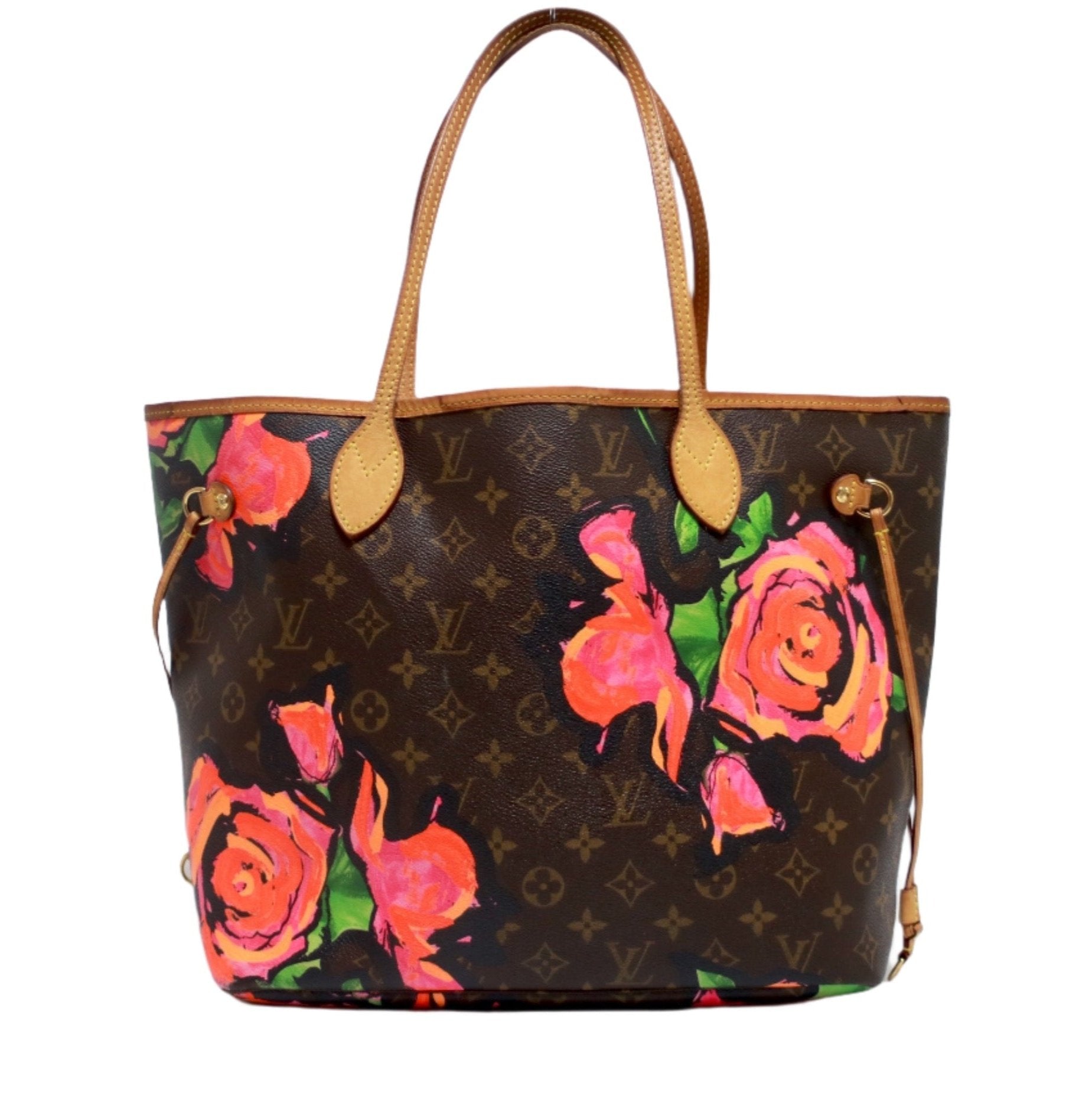 Louis Vuitton Neverfull MM Limited Edition Roses Used