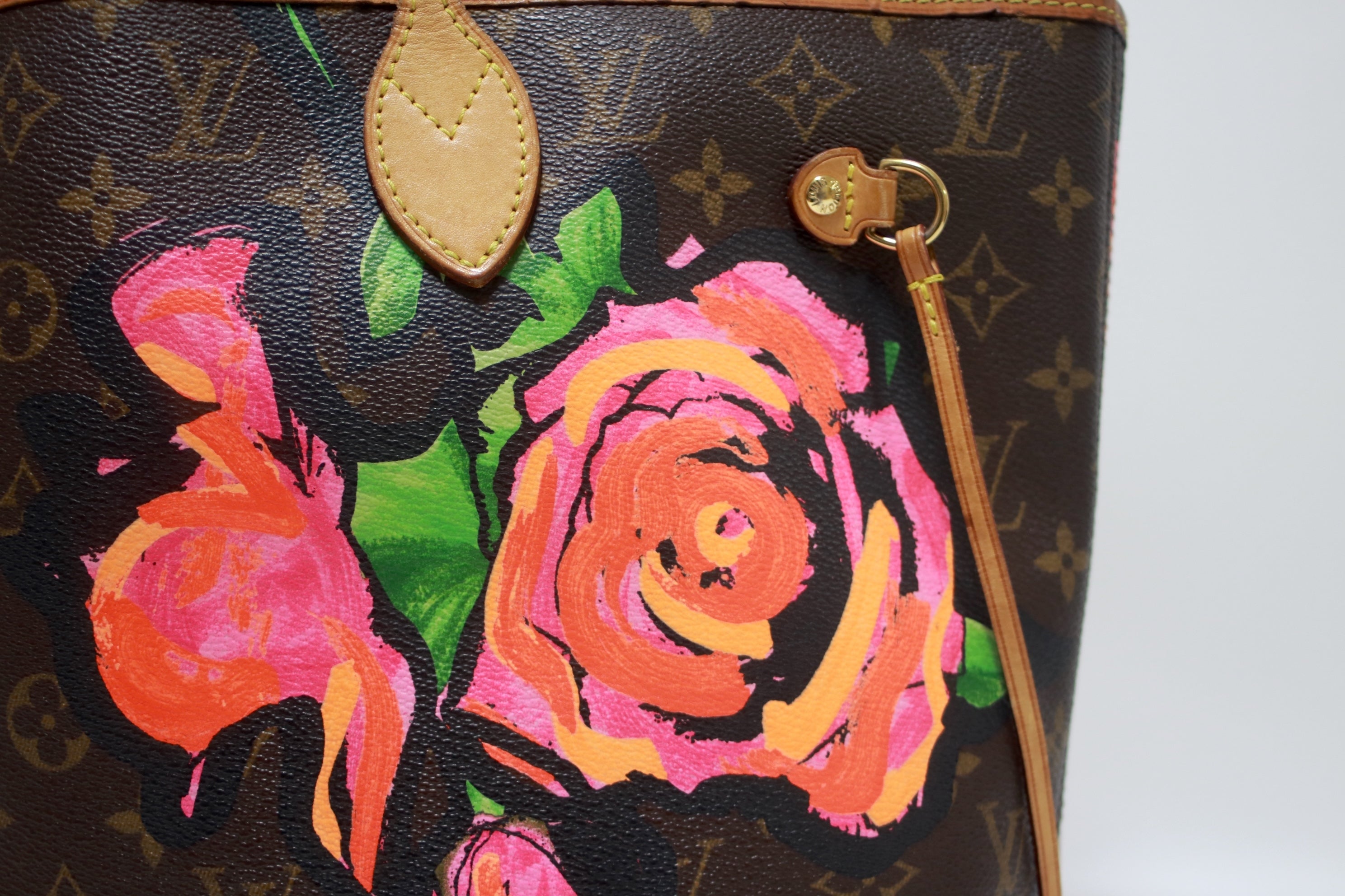 Louis Vuitton Neverfull MM Limited Edition Roses Used