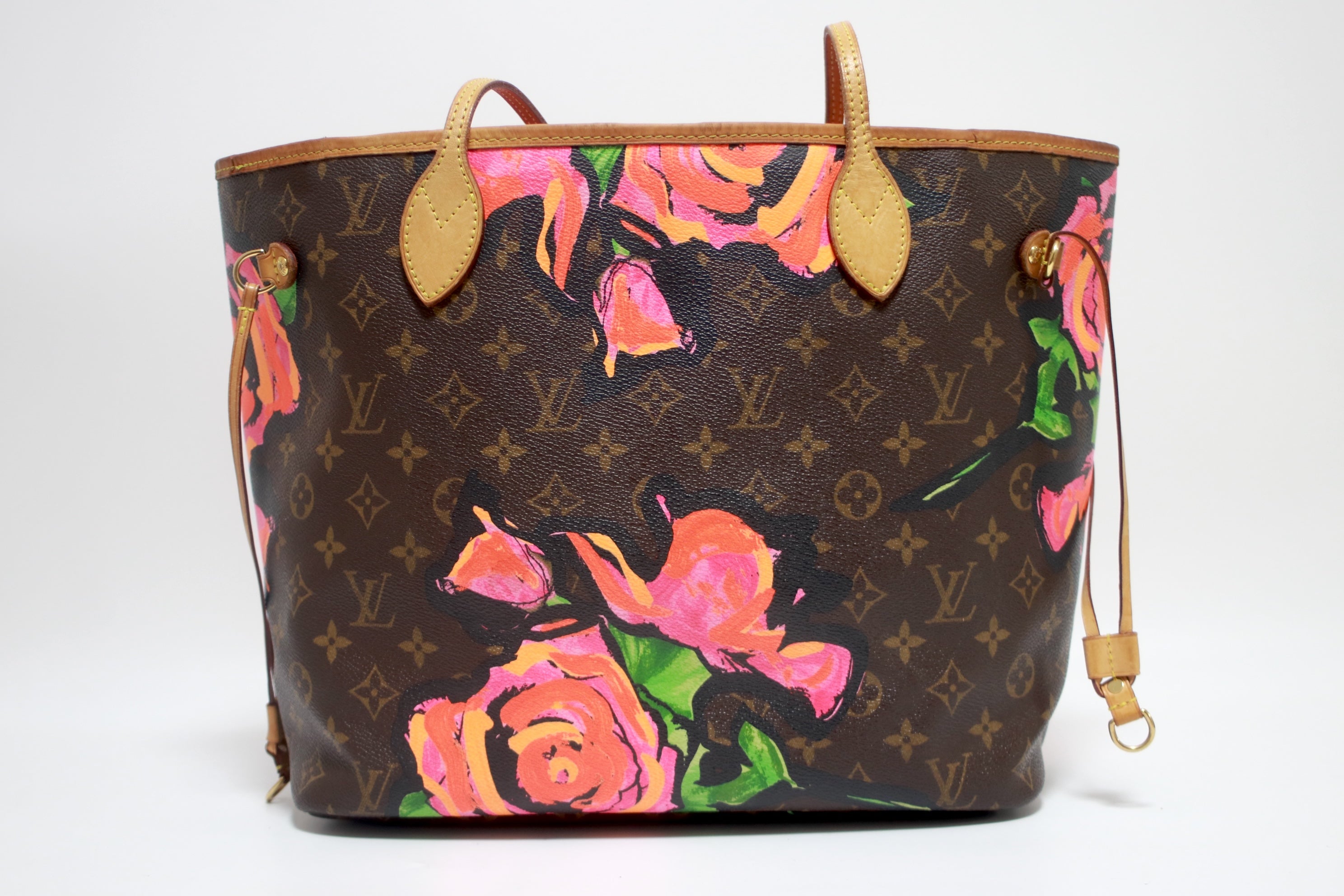 Louis Vuitton Neverfull MM Limited Edition Roses Used