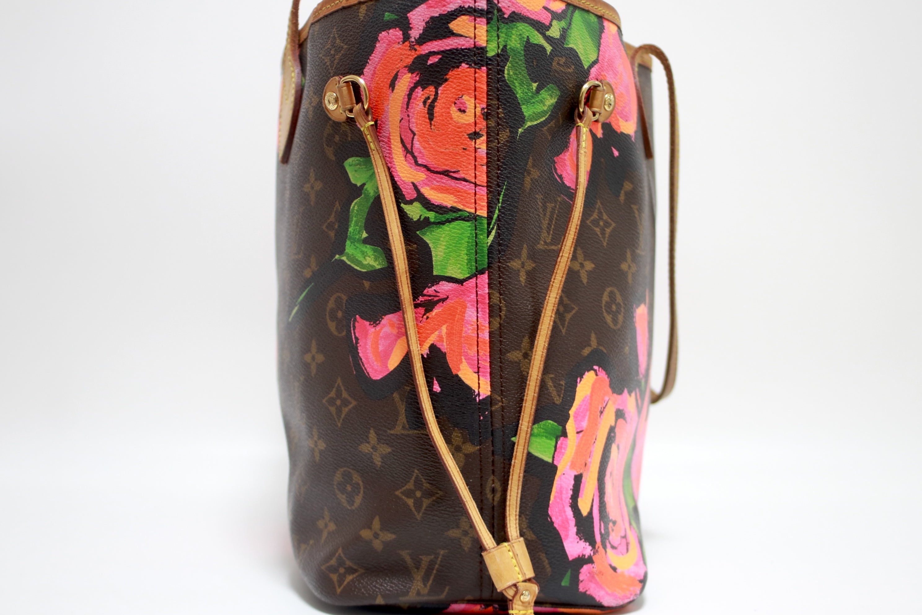 Louis Vuitton Neverfull MM Limited Edition Roses Used