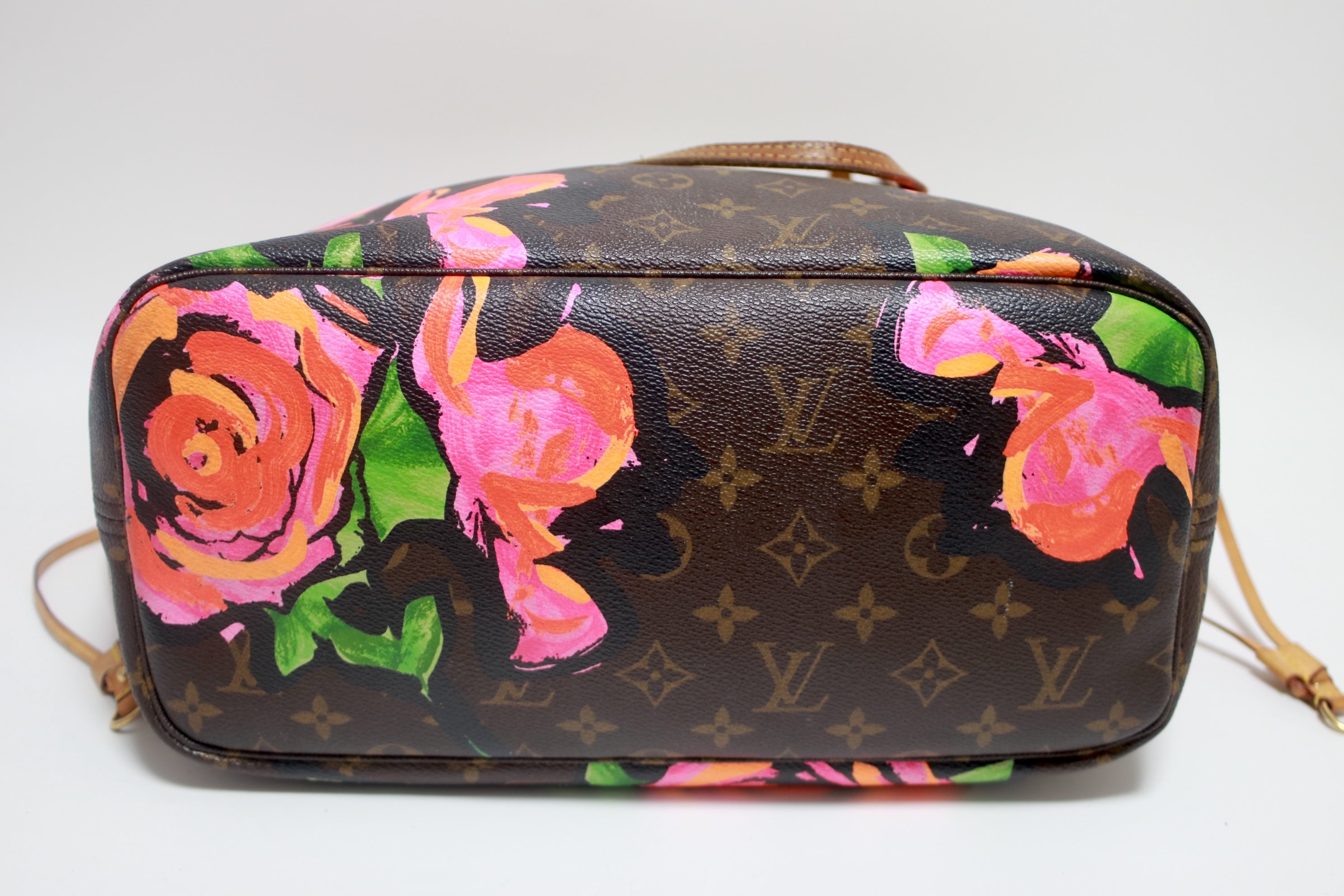 Louis Vuitton Neverfull MM Limited Edition Roses Used