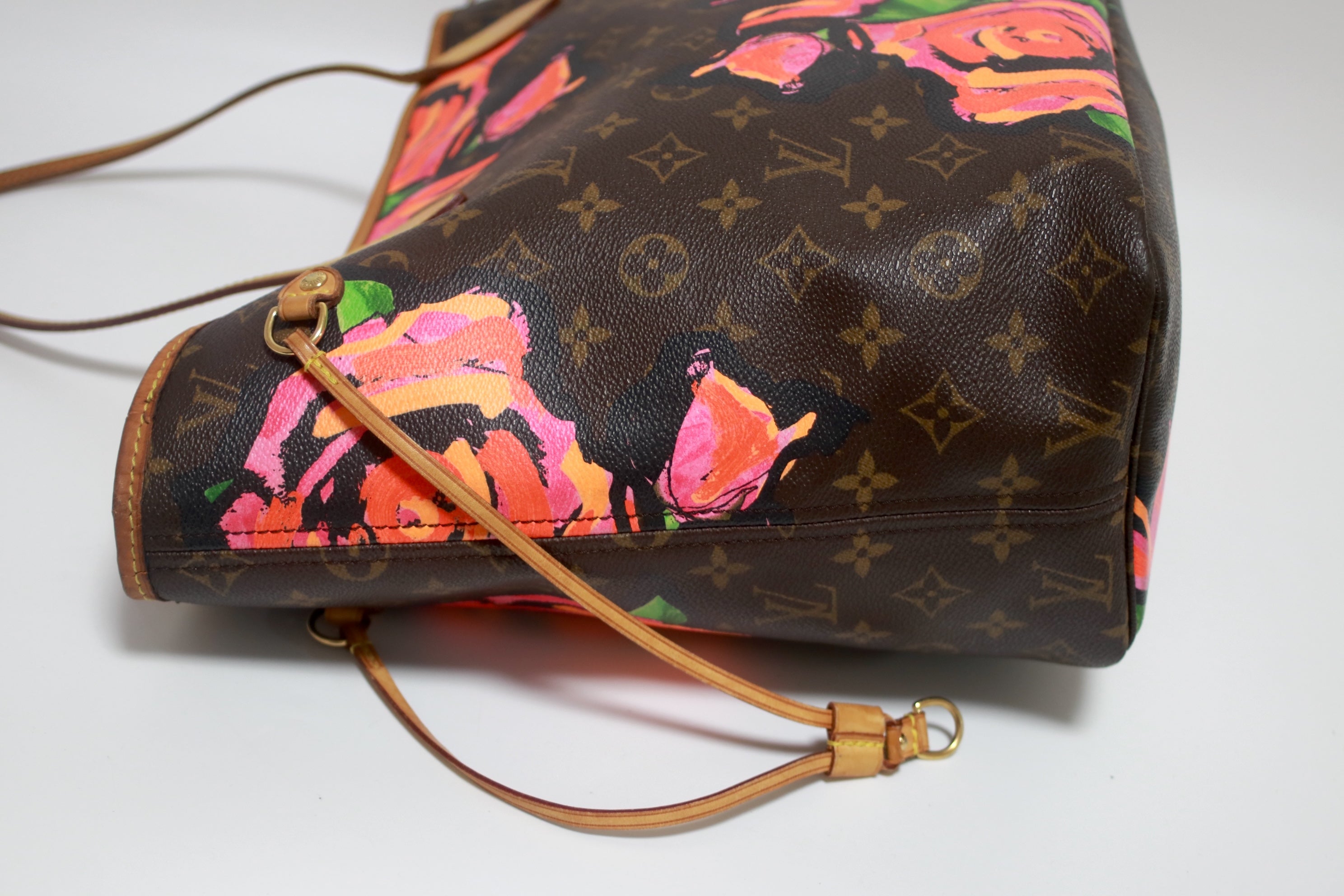 Louis Vuitton Neverfull MM Limited Edition Roses Used