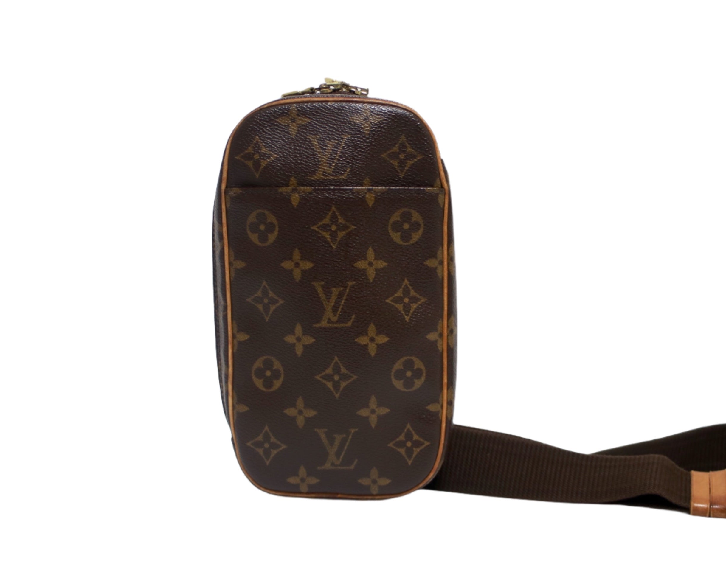 Louis Vuitton Pochette Gange Body Bag Used (8515)