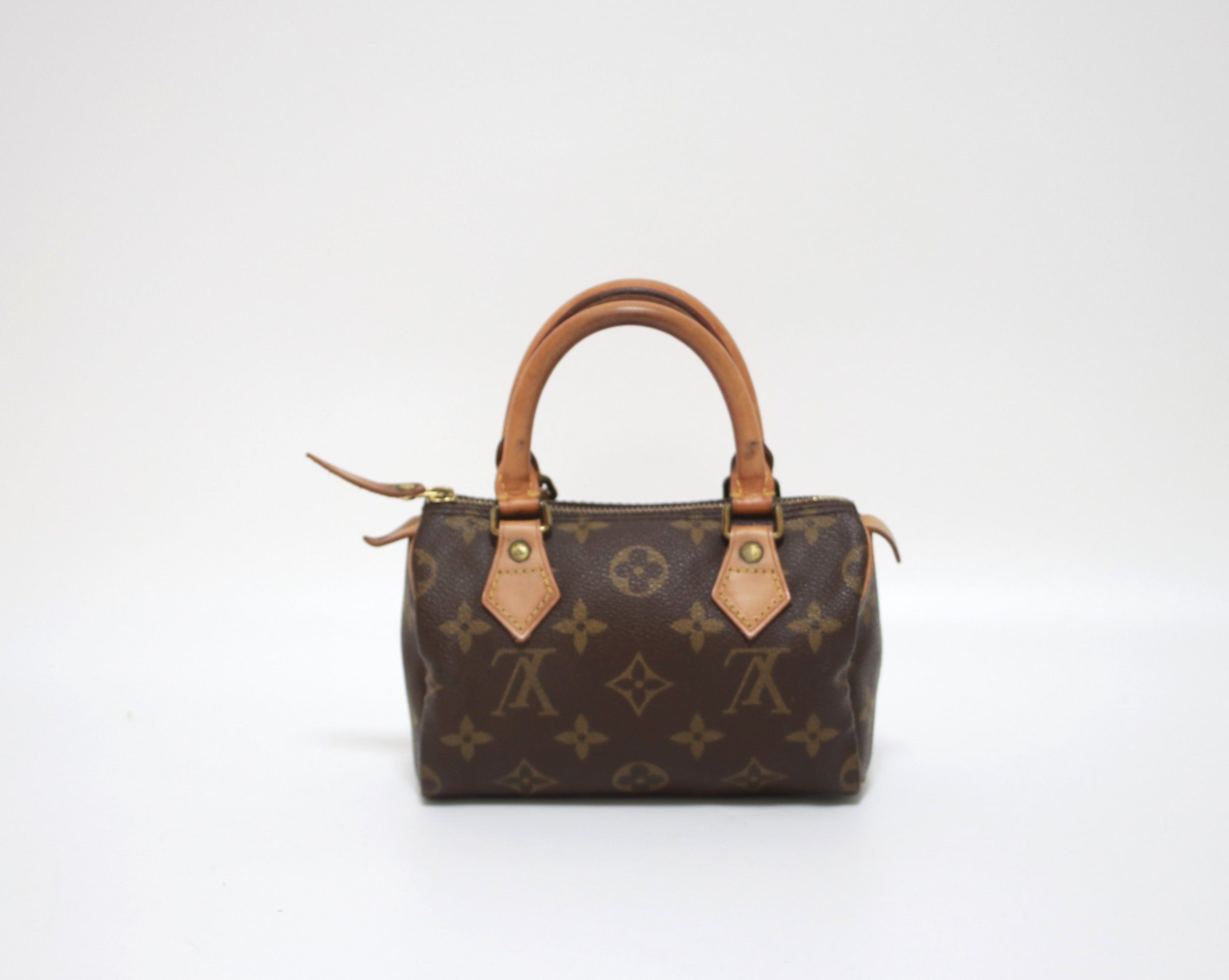 Louis Vuitton Mini Speedy Handbag Used (7443)