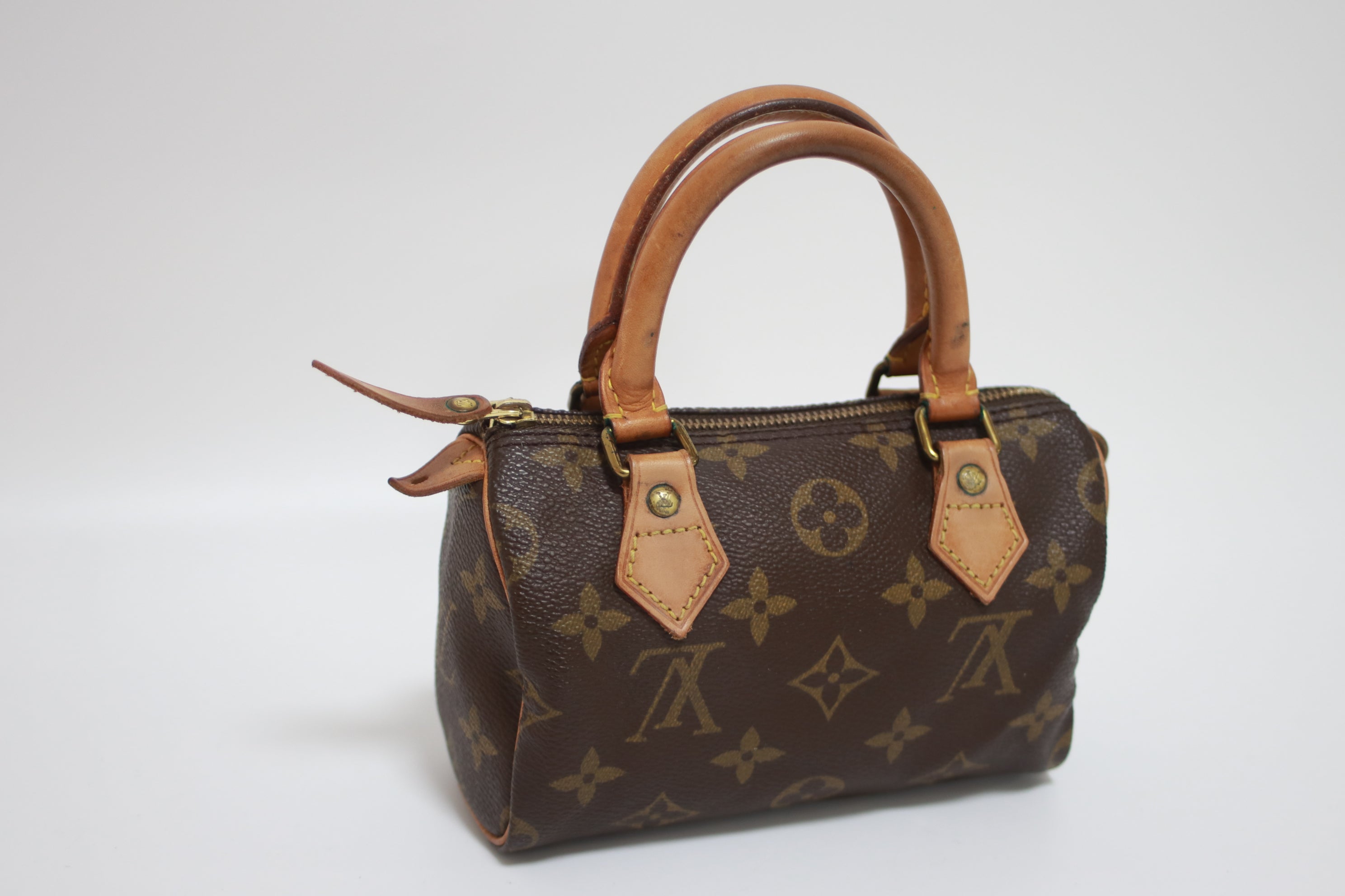 Louis Vuitton Mini Speedy Handbag Used (7443)