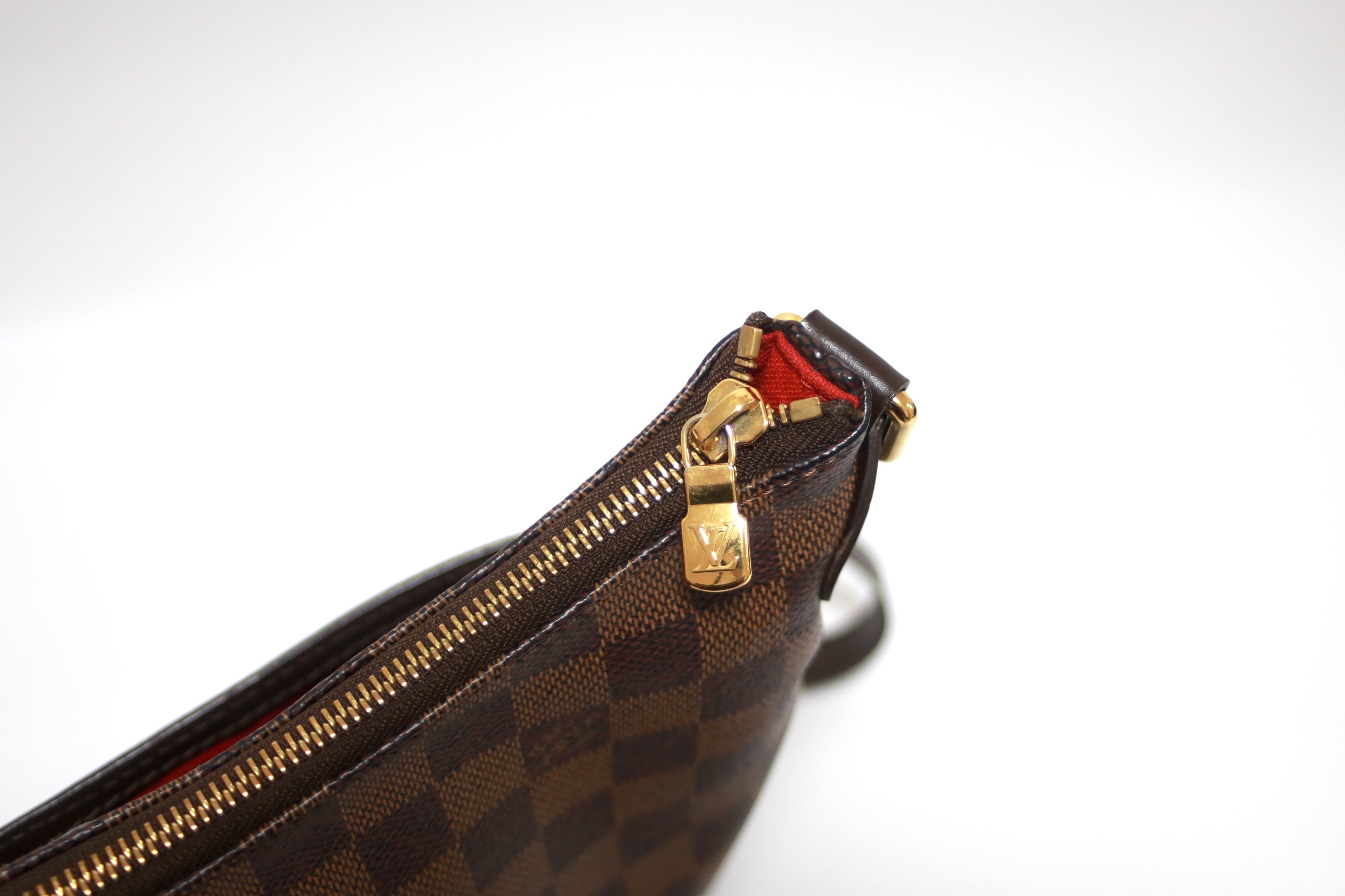 Louis Vuitton Bloomsbury Shoulder Bag Damier Ebene Used