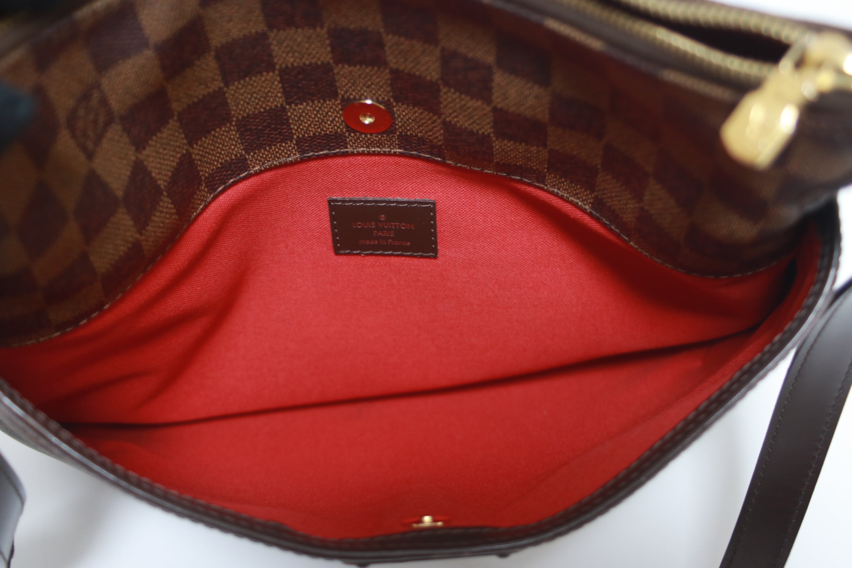 Louis Vuitton Bloomsbury Shoulder Bag Damier Ebene Used