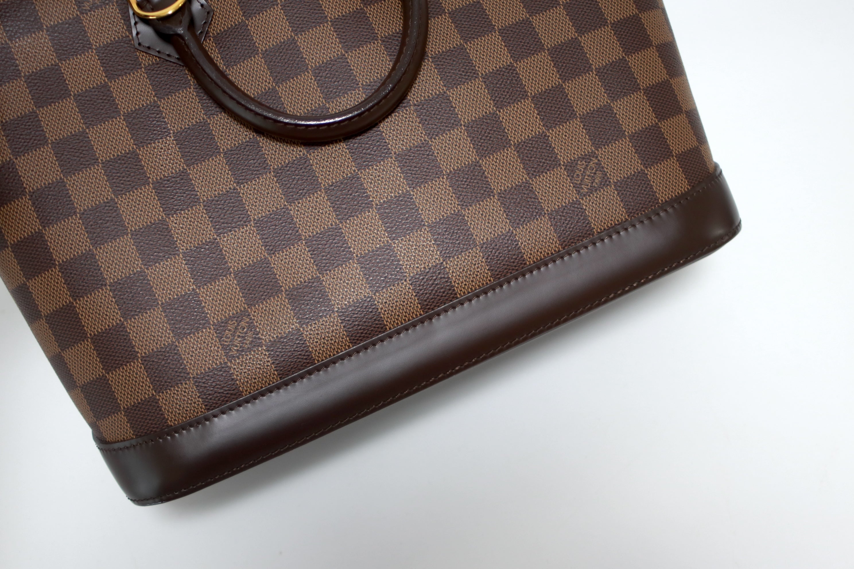 Louis Vuitton Alma PM Damier Ebene Handbag Used