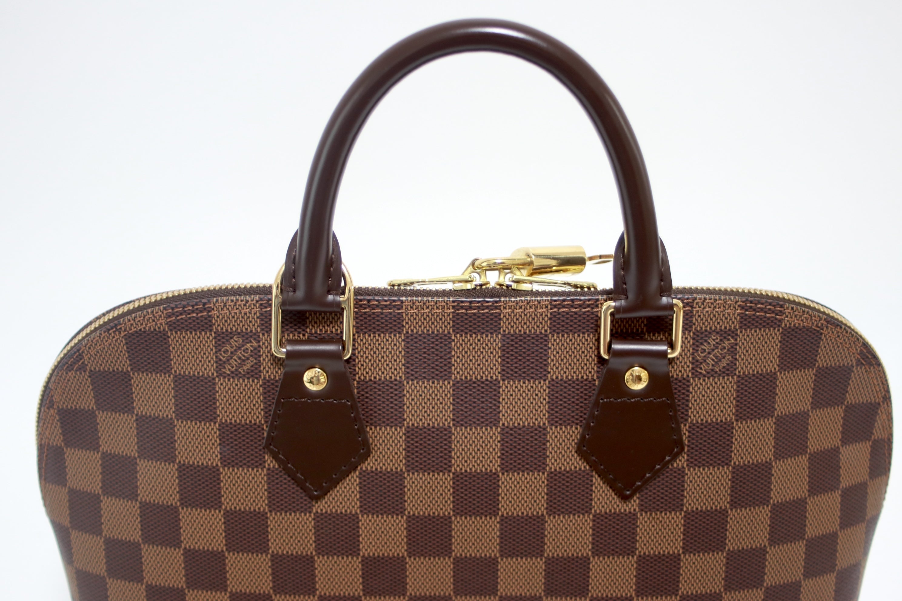 Louis Vuitton Alma PM Damier Ebene Handbag Used (8651)