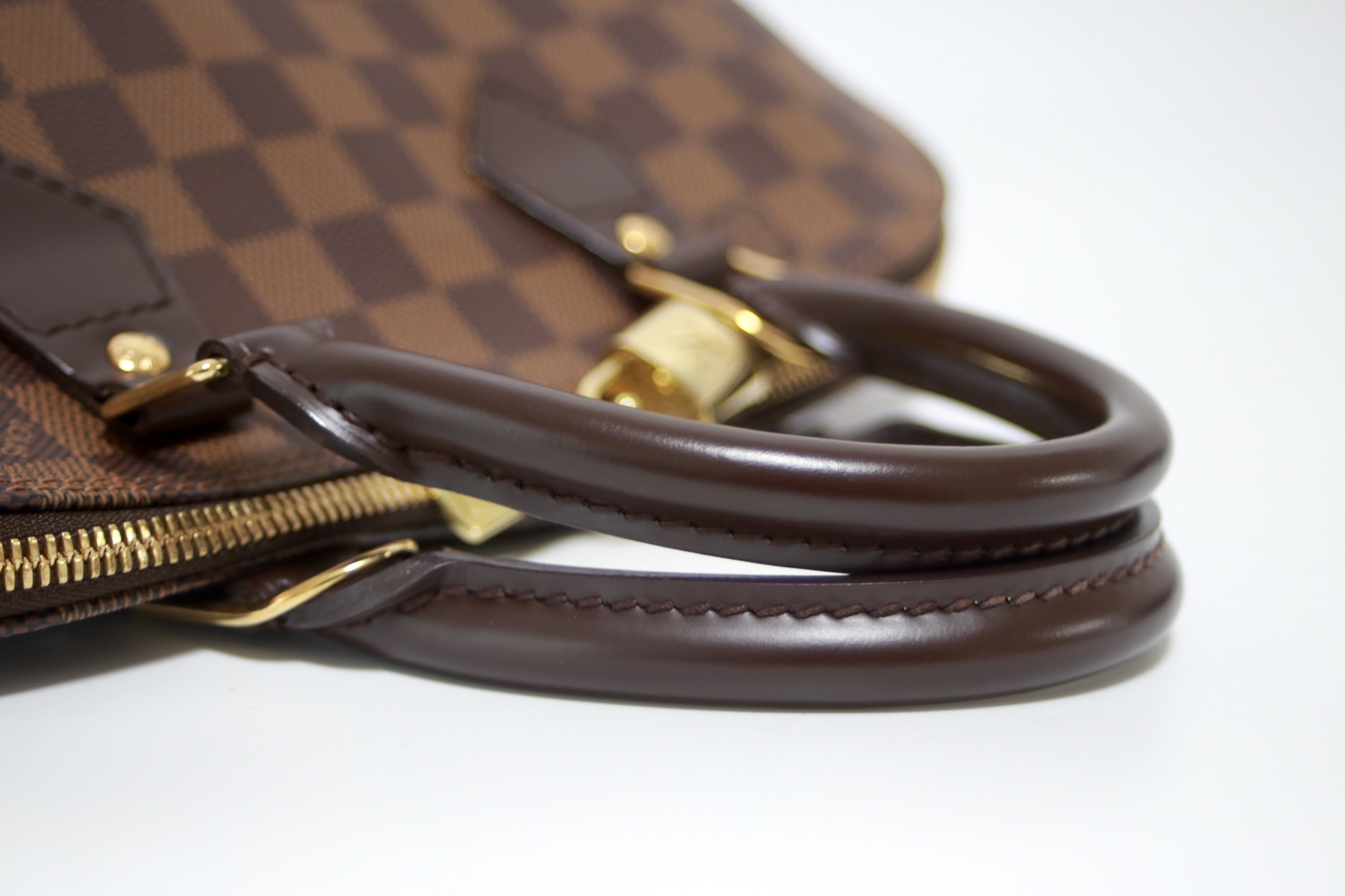 Louis Vuitton Alma PM Damier Ebene Handbag Used (8651)