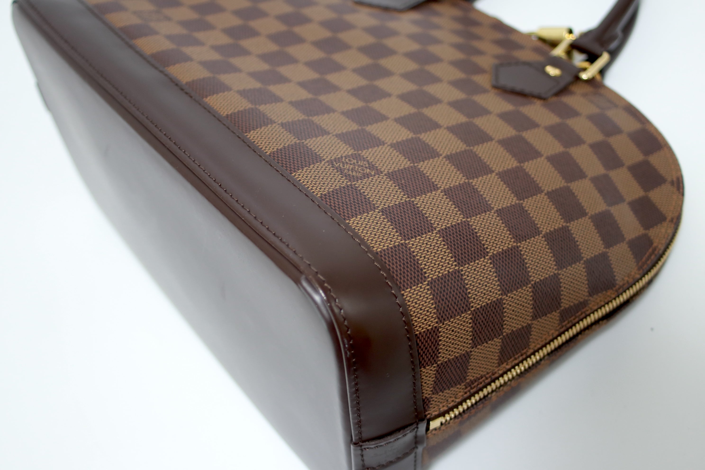 Louis Vuitton Alma PM Damier Ebene Handbag Used