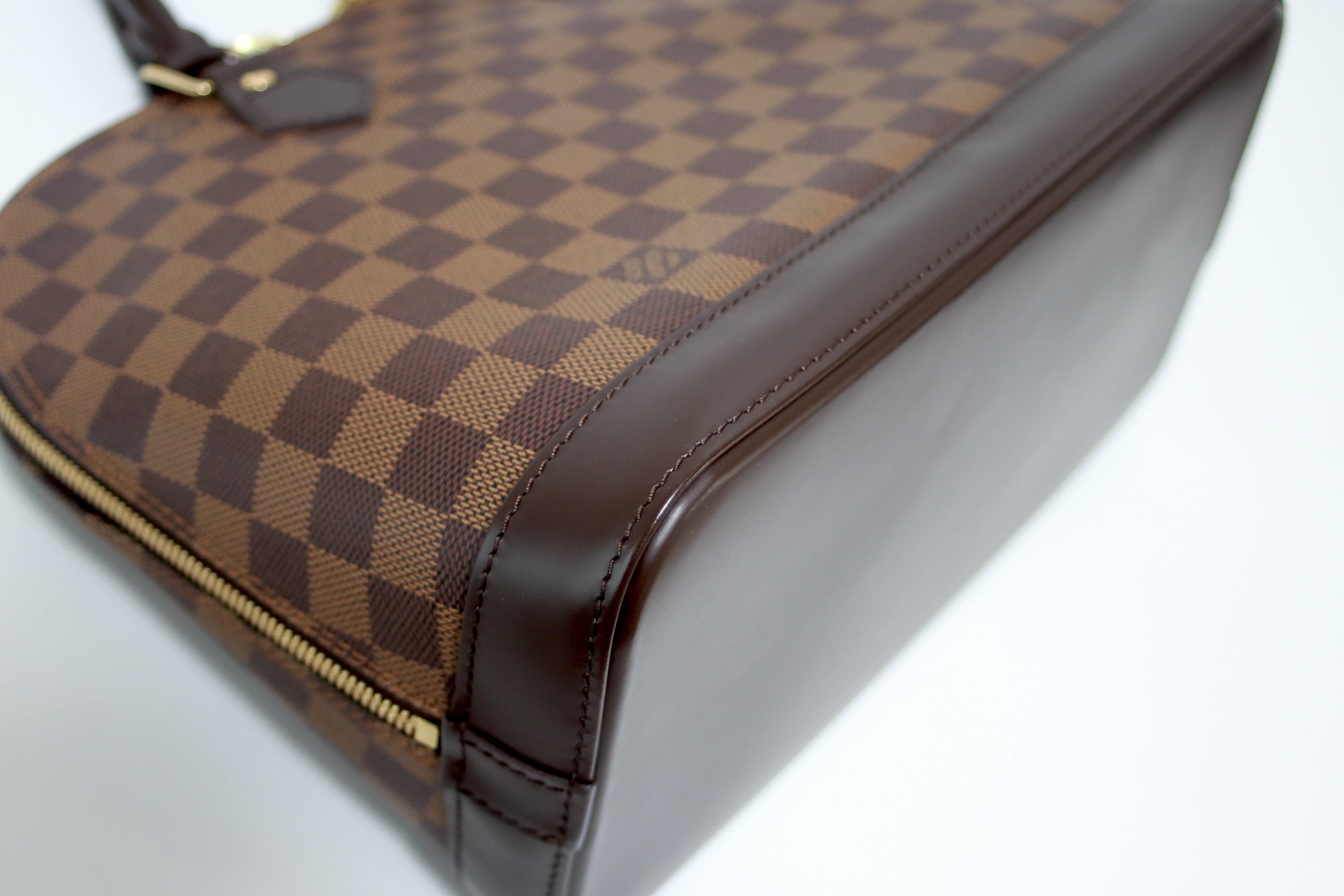 Louis Vuitton Alma PM Damier Ebene Handbag Used (8651)