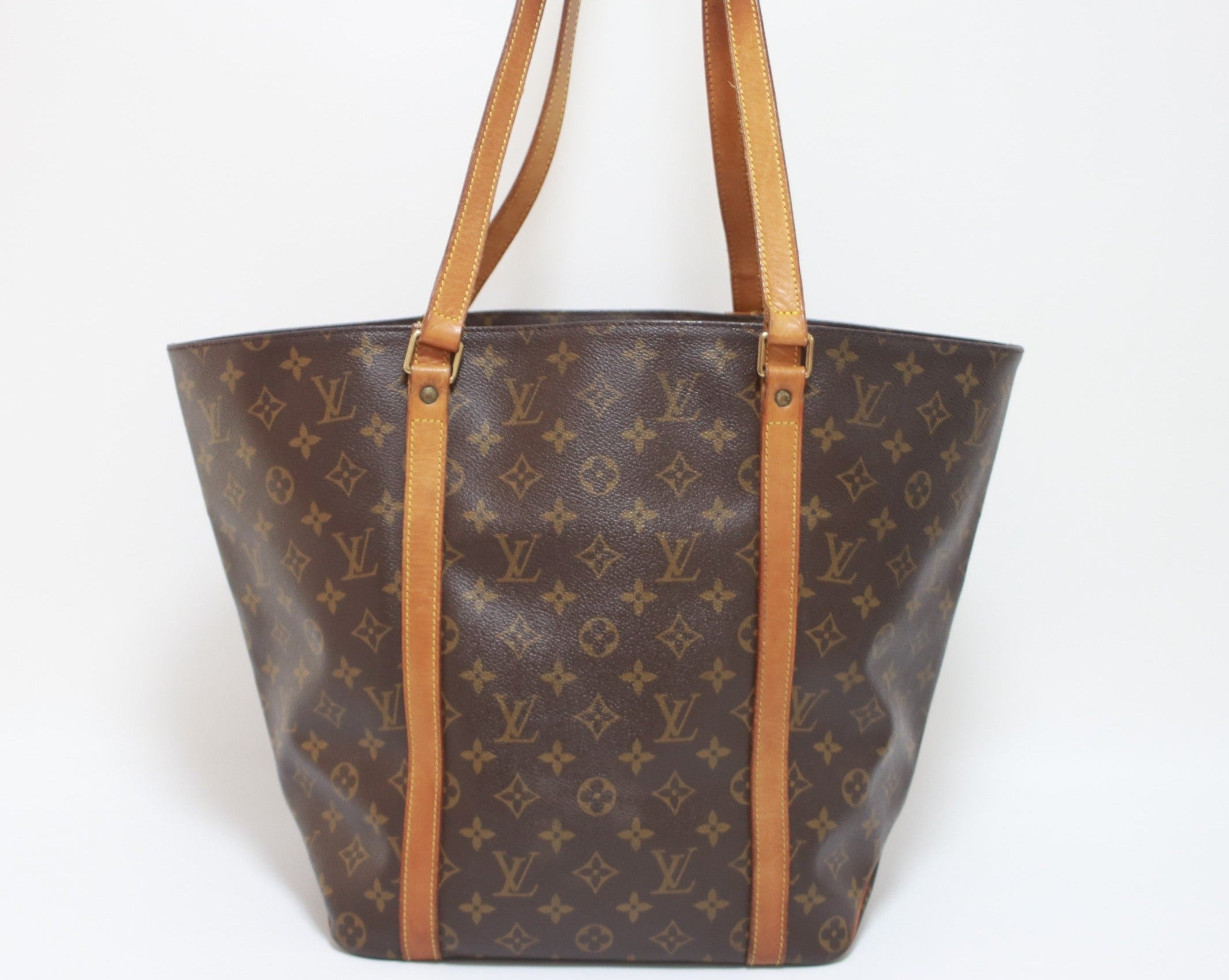 Louis Vuitton Sac Shopping Shoulder Bag Used (7481)