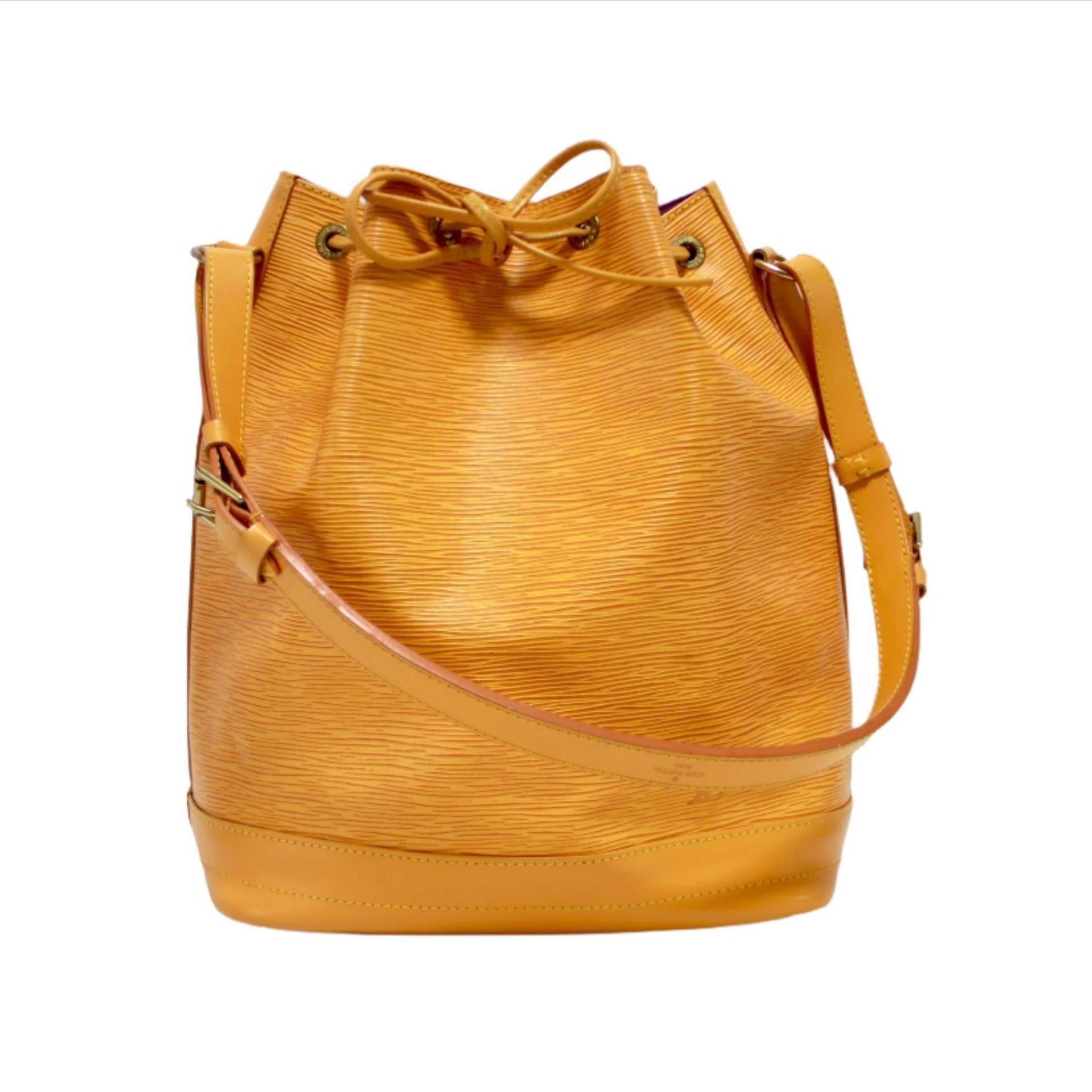 Louis Vuitton Noe GM Epi Yellow Shoulder Bag Used